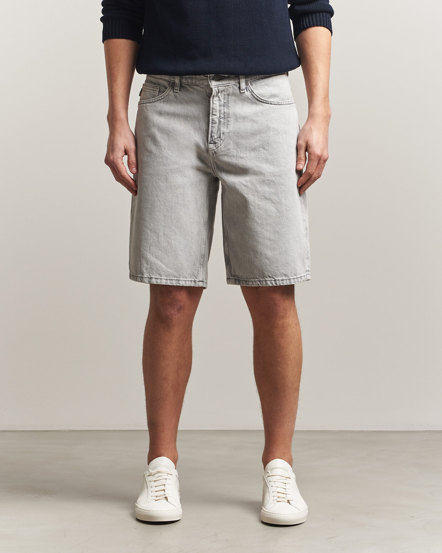 Uomini | Pantaloncini | BOSS ORANGE | Atacama Denim Shorts Medium Grey
