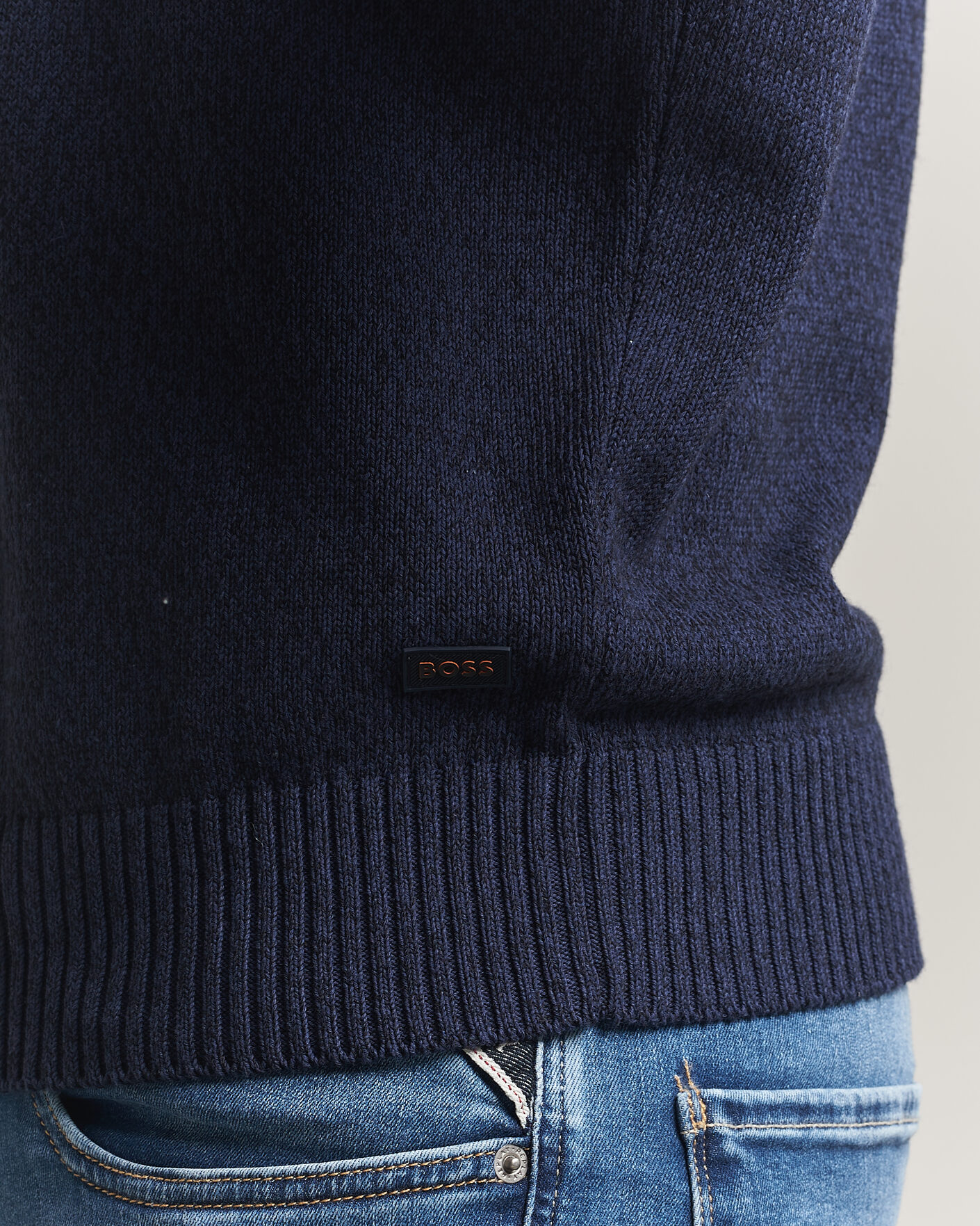 Uomini | Maglieria | BOSS ORANGE | Kerlino Knitted Sweater Dark Blue