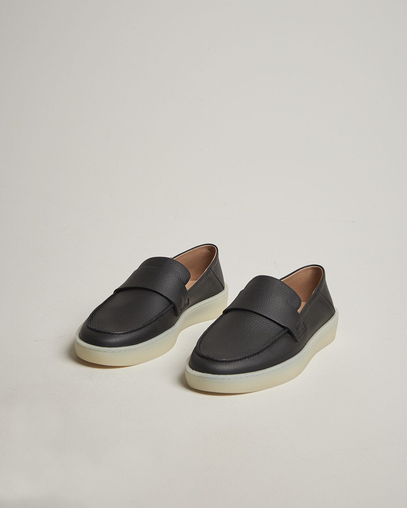 Uomini | Mocassini | BOSS BLACK | Randal Leather Loafer Black