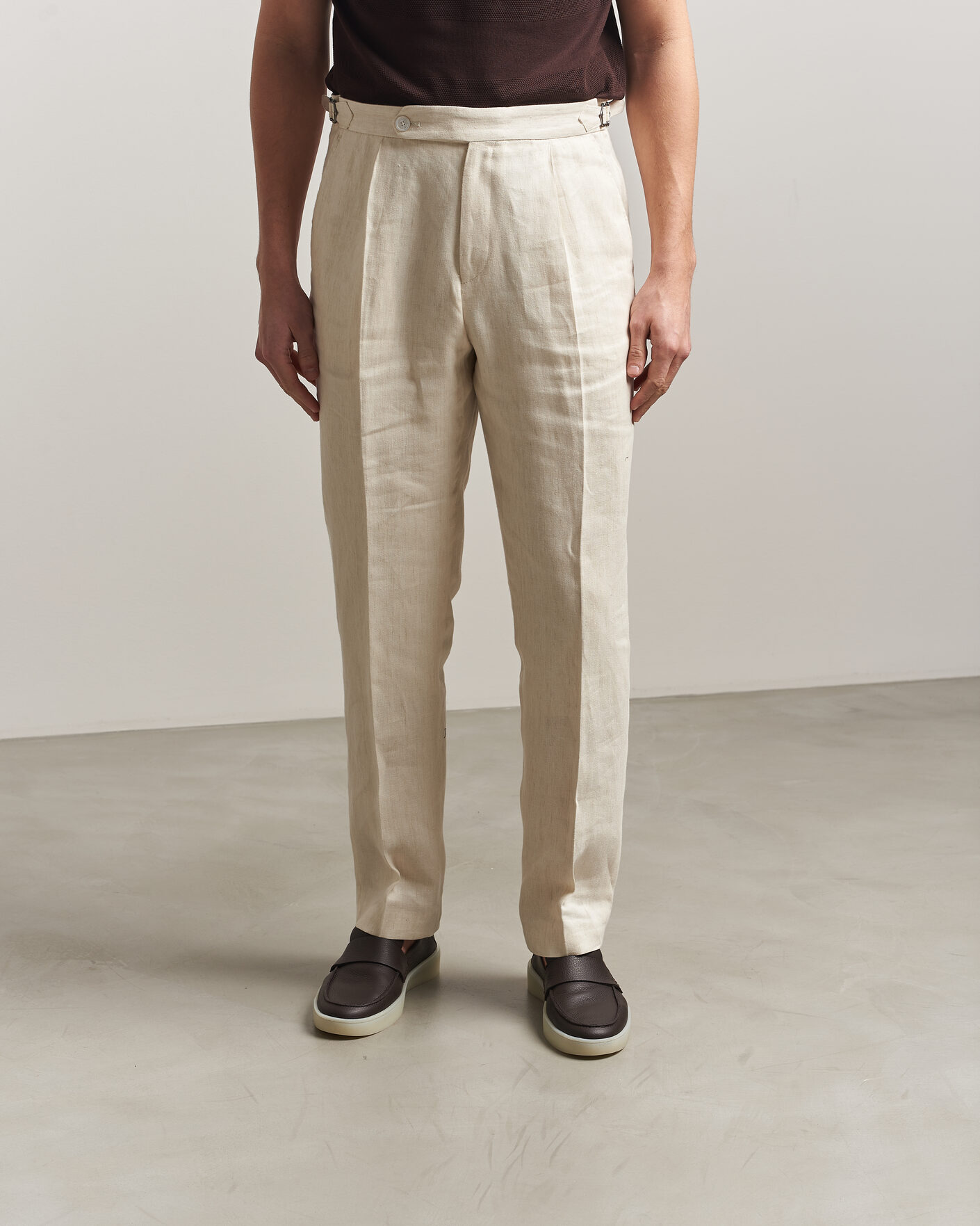 Uomini | Mocassini | BOSS BLACK | Randal Leather Loafer Dark Brown