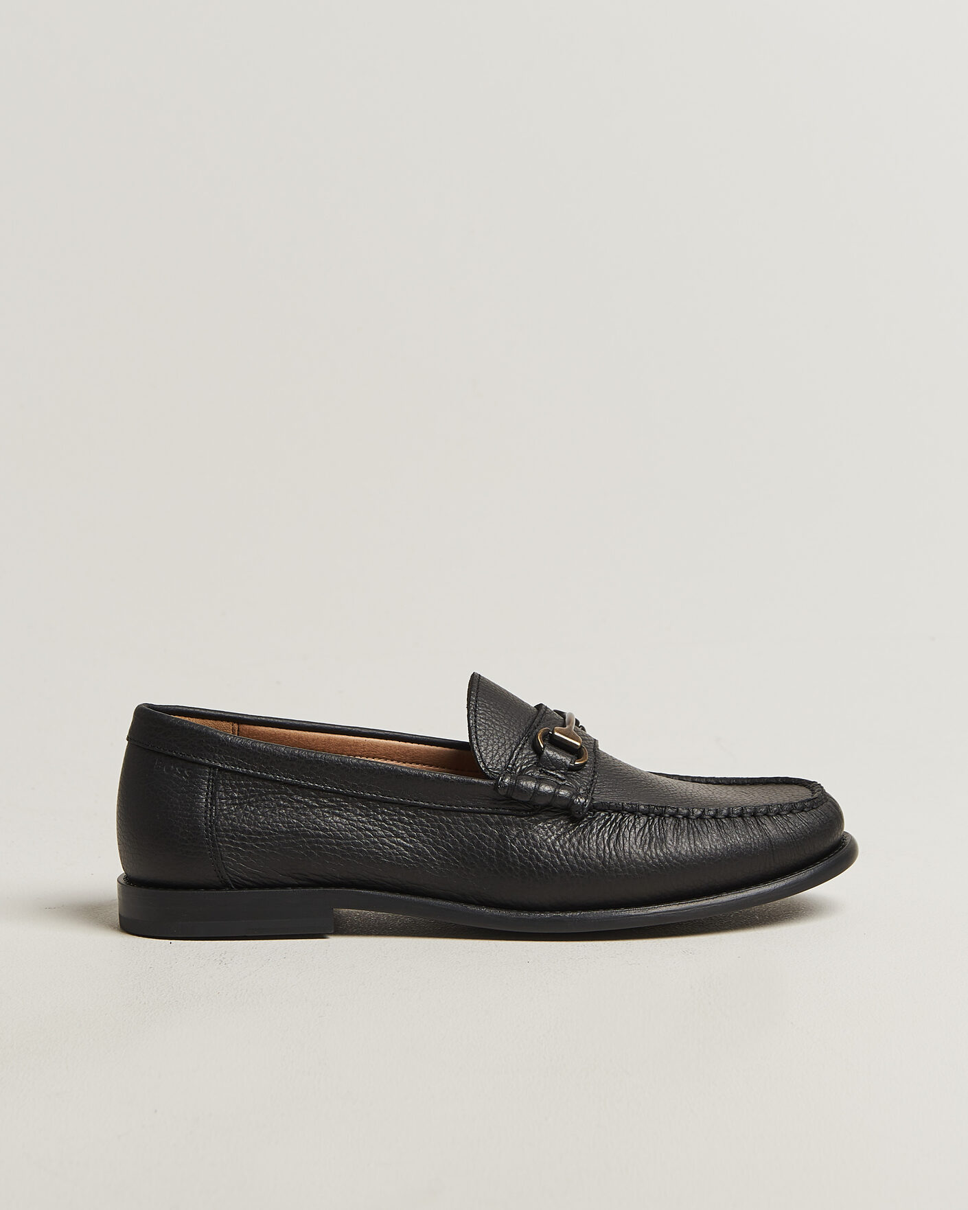 Uomini | Mocassini | BOSS BLACK | Tevan Leather Moccasin Black