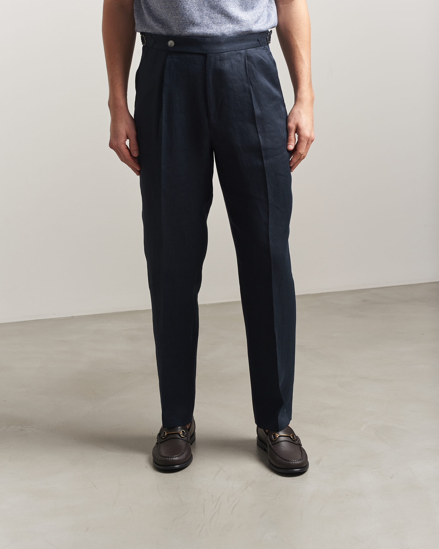 Uomini | Mocassini | BOSS BLACK | Tevan Leather Moccasin Dark Brown