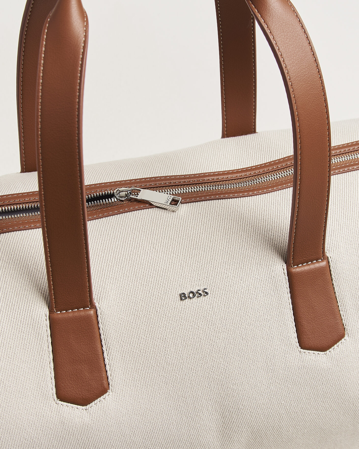 Uomini | Borse | BOSS BLACK | Dakkar Canvas Holdall Beige