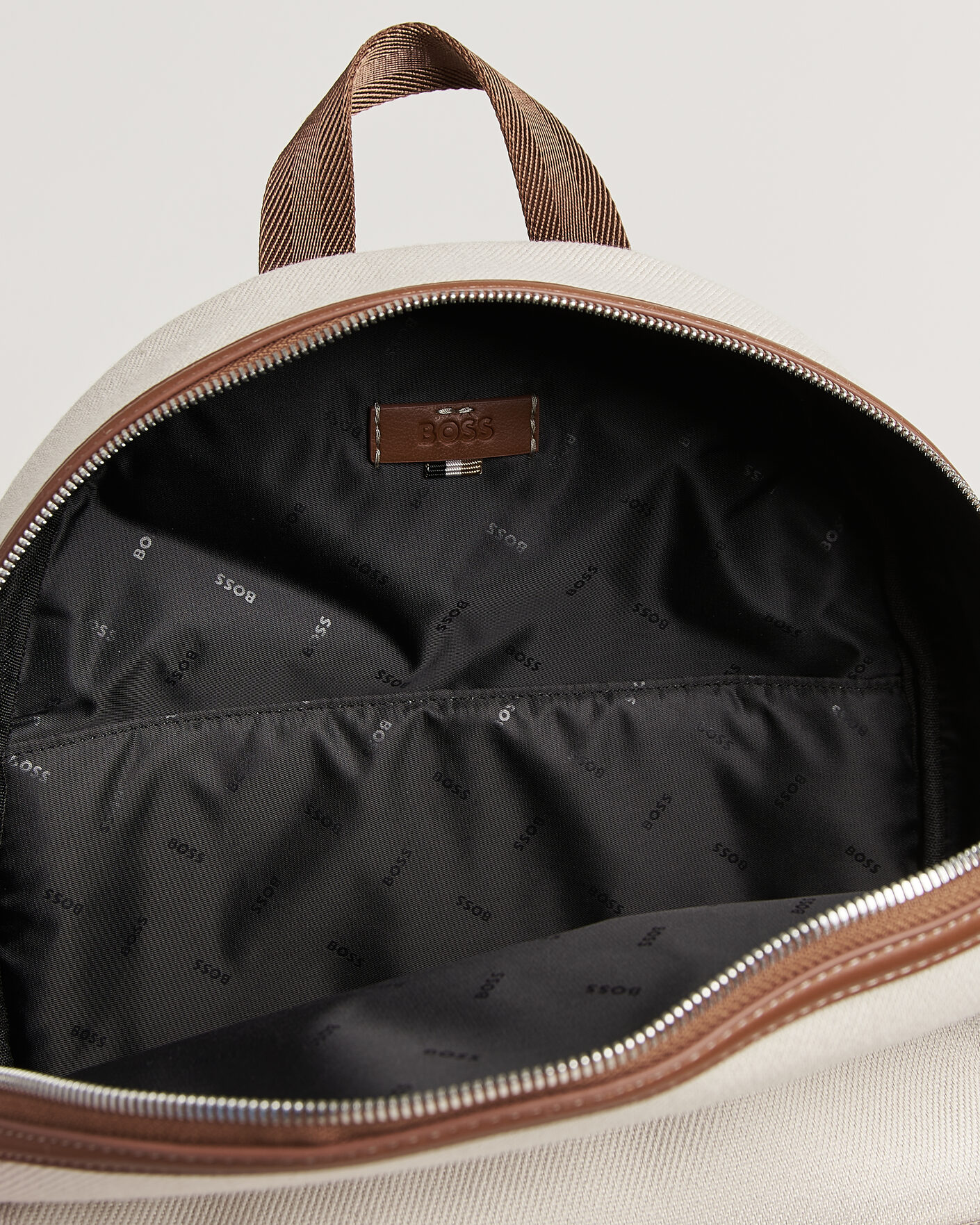 Uomini | Borse | BOSS BLACK | Dakkar Canvas Backpack Beige