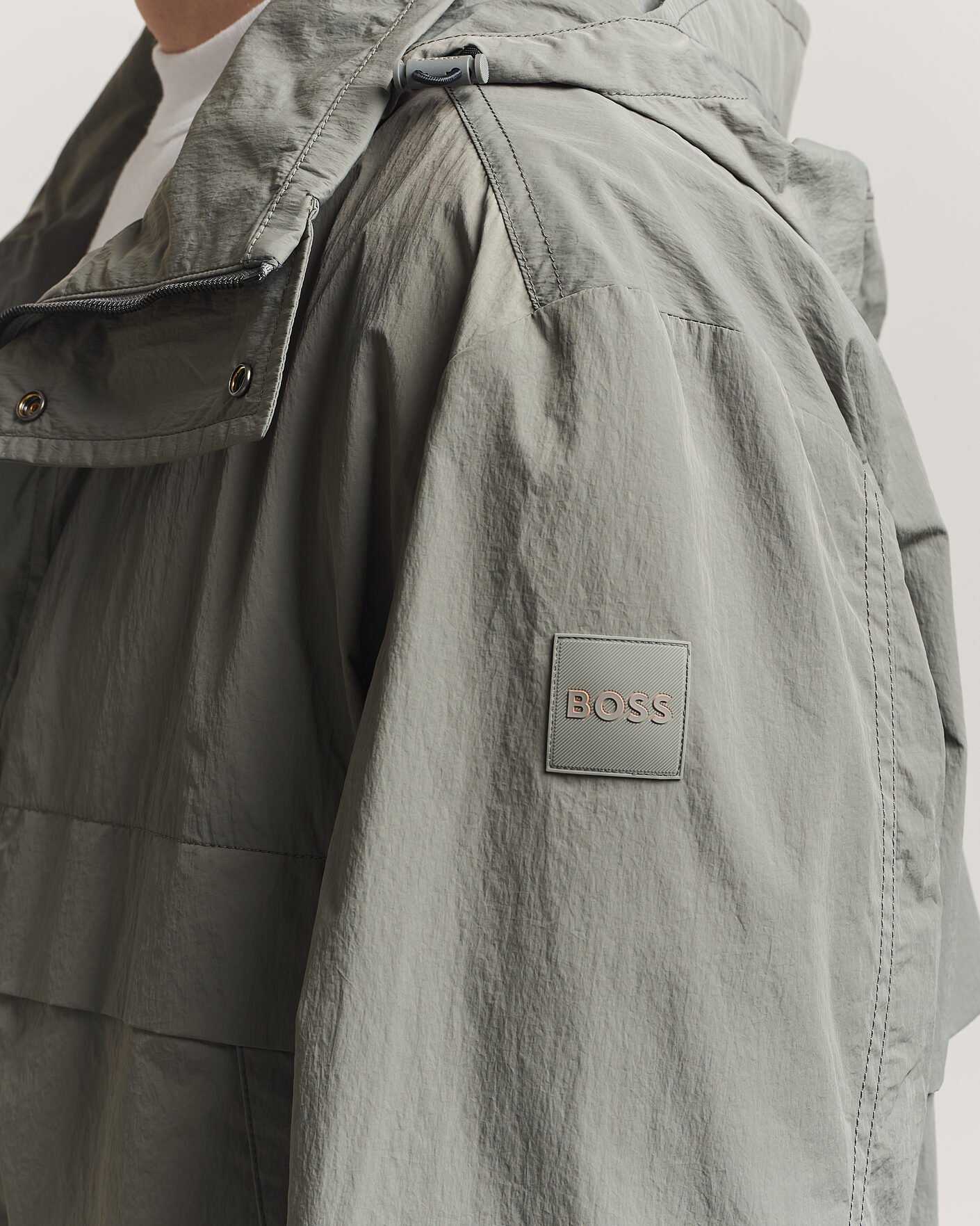 Uomini | Giacche | BOSS ORANGE | Oberle Hooded Jacket Green
