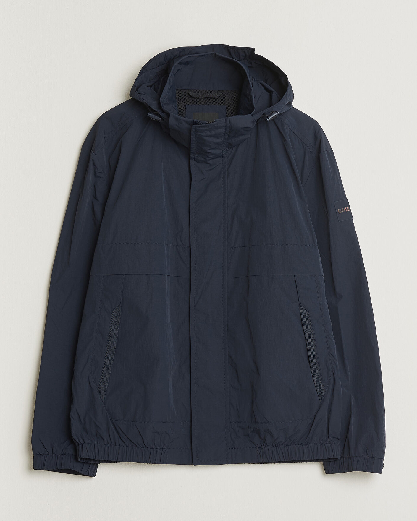 Uomini | Giacche | BOSS ORANGE | Oberle Hooded Jacket Dark Blue