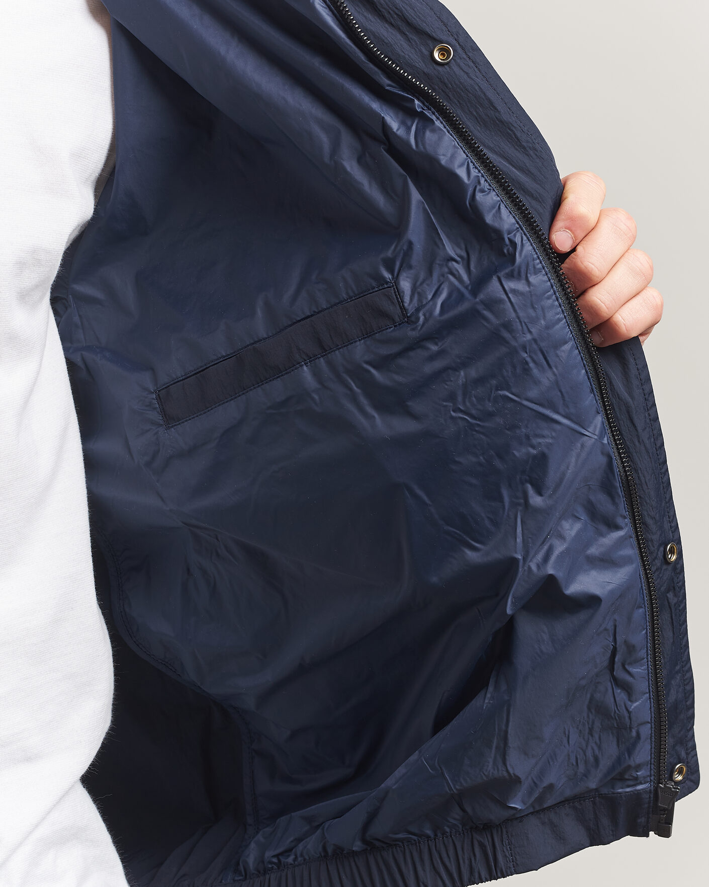 Uomini | Giacche | BOSS ORANGE | Oberle Hooded Jacket Dark Blue