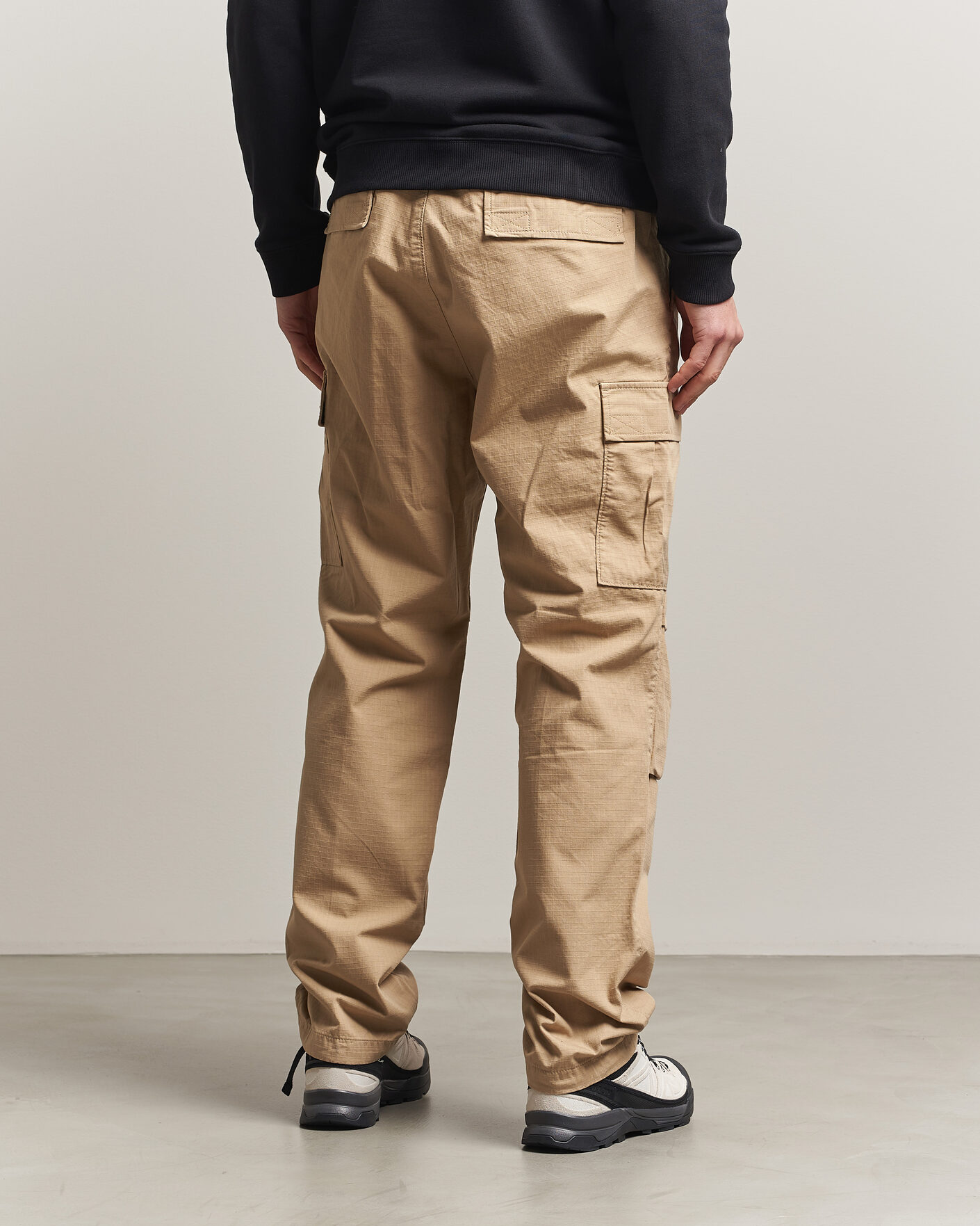 Uomini | Pantaloni | HUGO | Gadic Cargo Drawstring Pants Medium Beige
