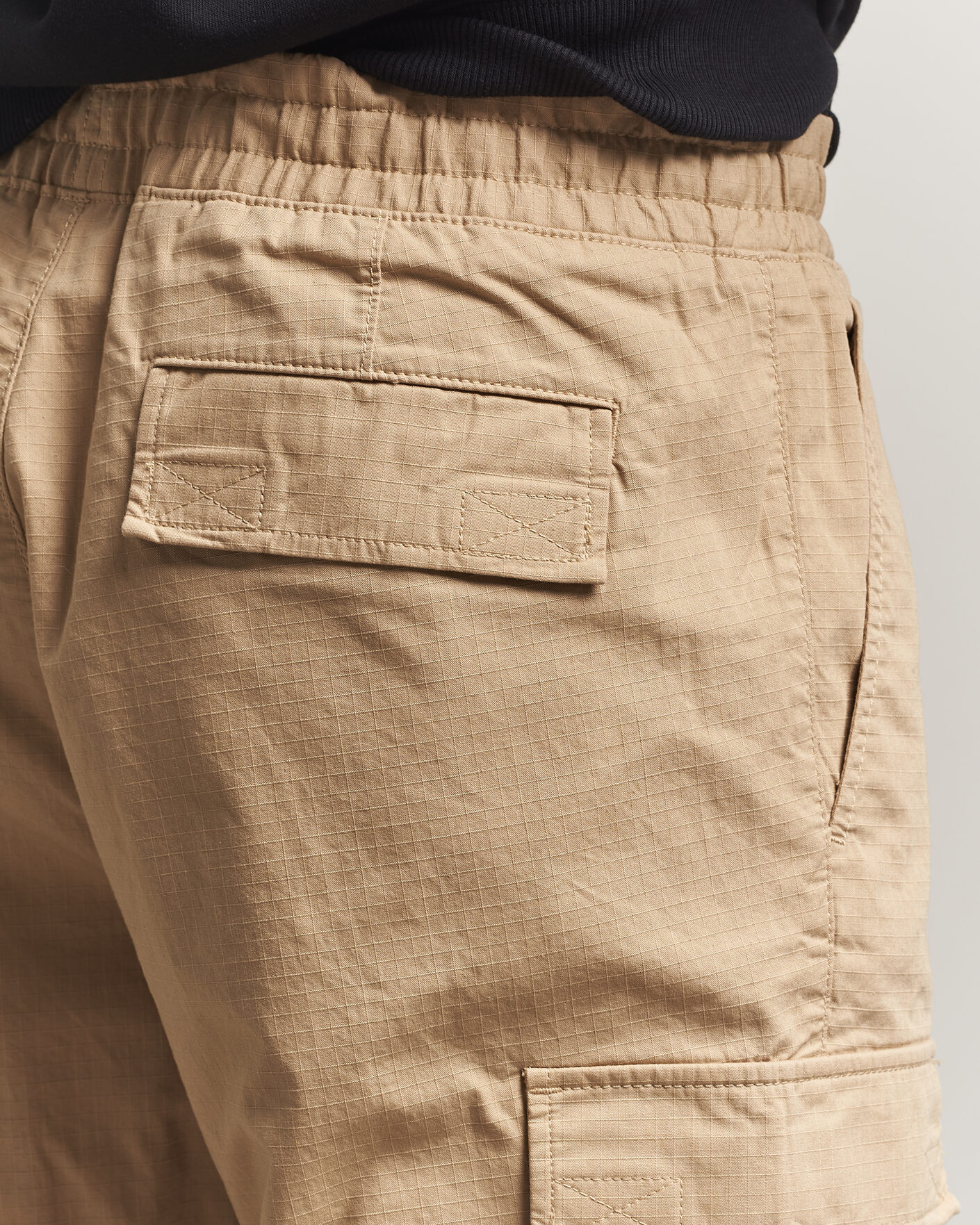 Uomini | Pantaloni | HUGO | Gadic Cargo Drawstring Pants Medium Beige
