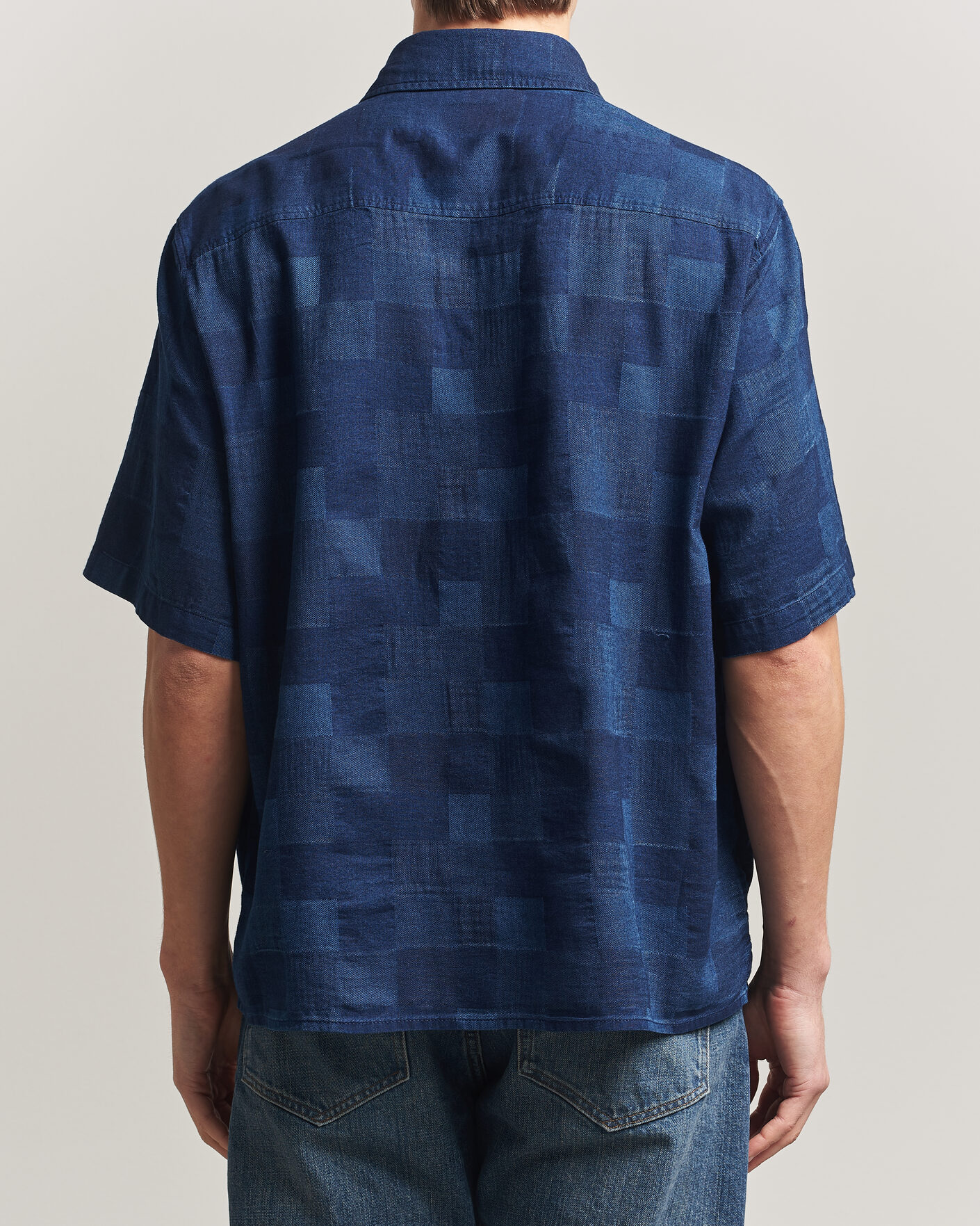 Uomini | Camicie | HUGO | Ekyno Workwear Short Sleeve Shirt Dark Blue