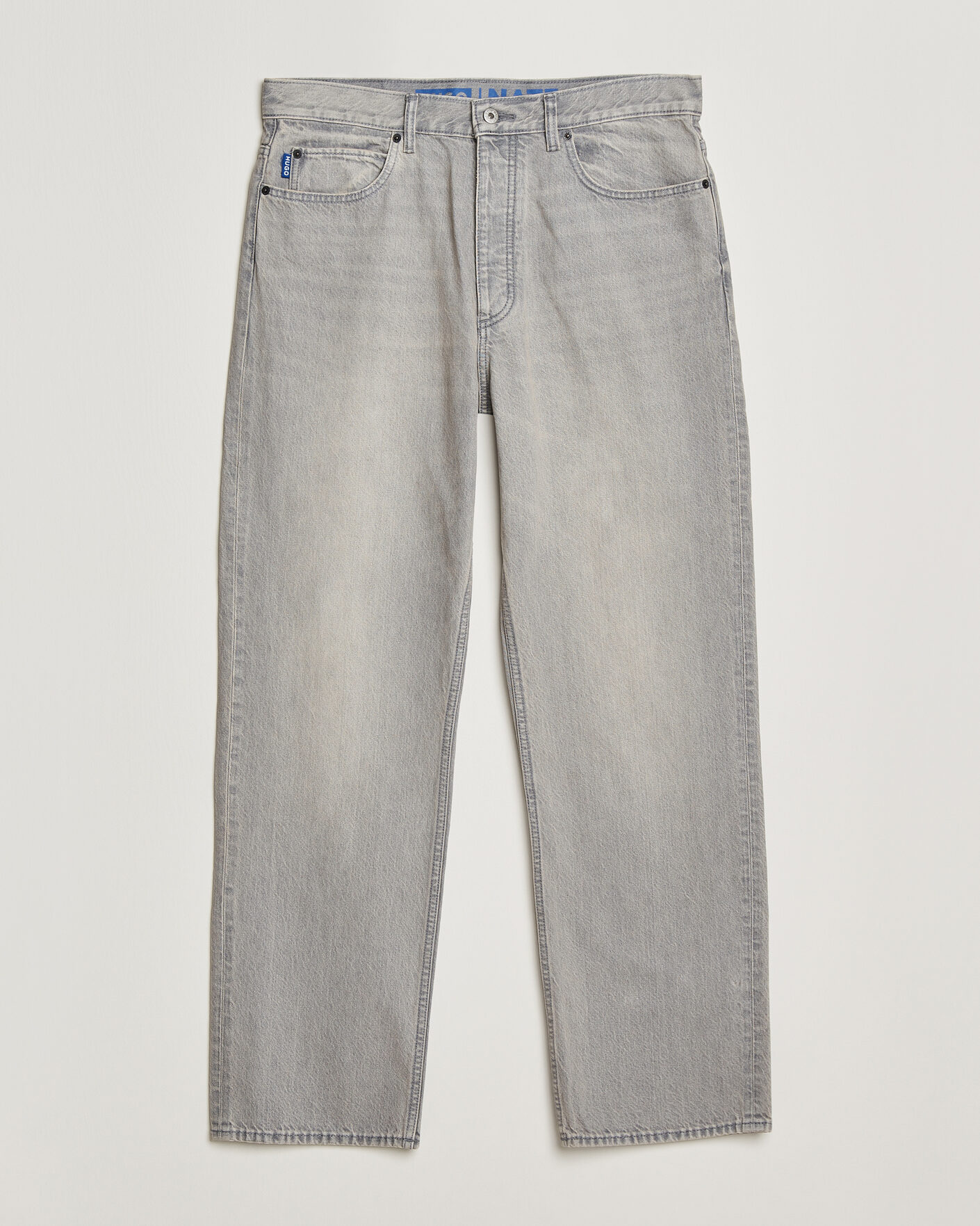 Uomini | Camicie | HUGO | Nate Baggy Fit Jeans Medium Grey
