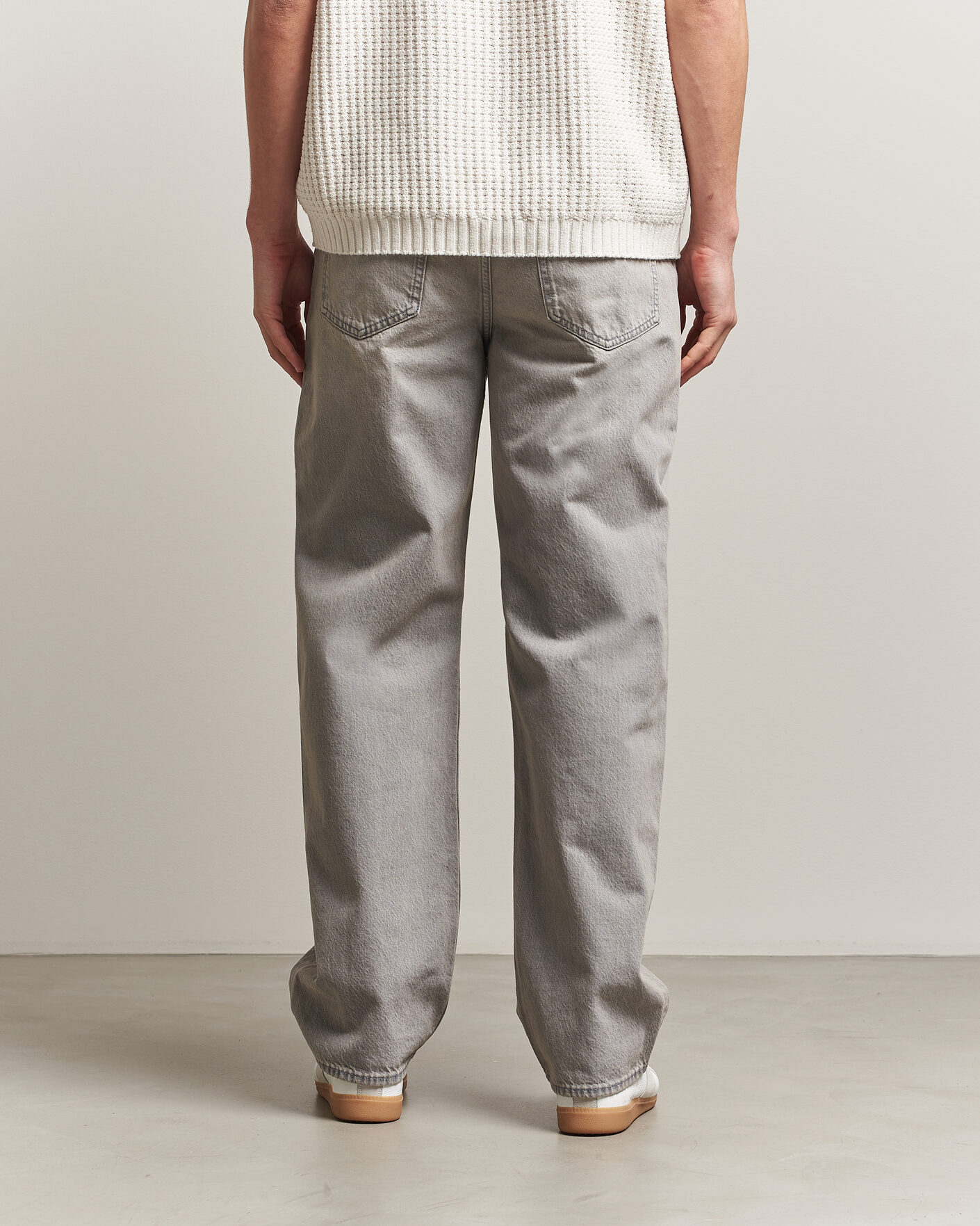 Uomini | Jeans | HUGO | Nate Baggy Fit Jeans Medium Grey