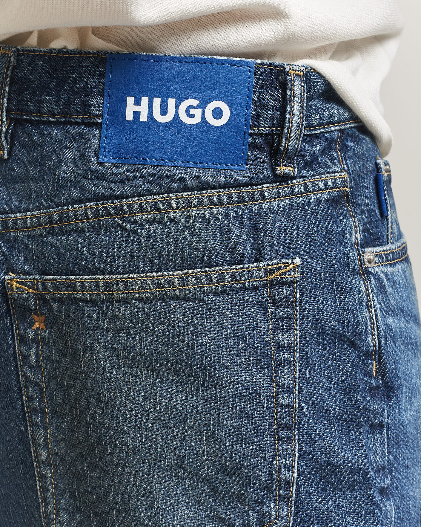 Uomini | Pantaloncini | HUGO | Mason Denim Shorts Medium Blue