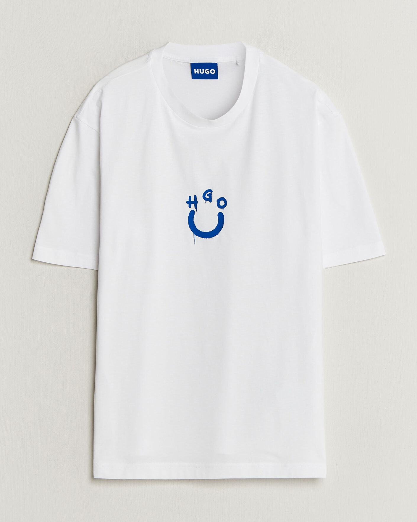 Uomini | T-shirt | HUGO | Norizom Printed Crew Neck T-Shirt White