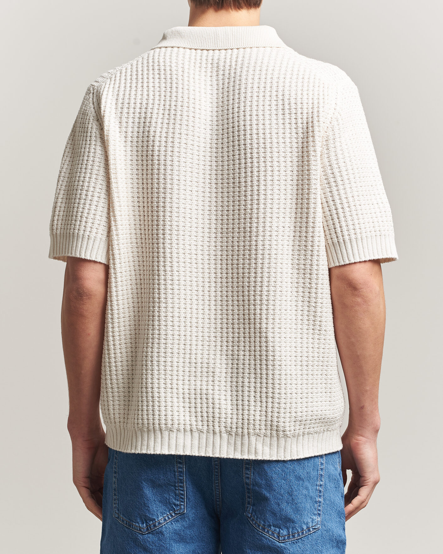 Uomini | Polo | HUGO | Spero Knitted Polo Open White