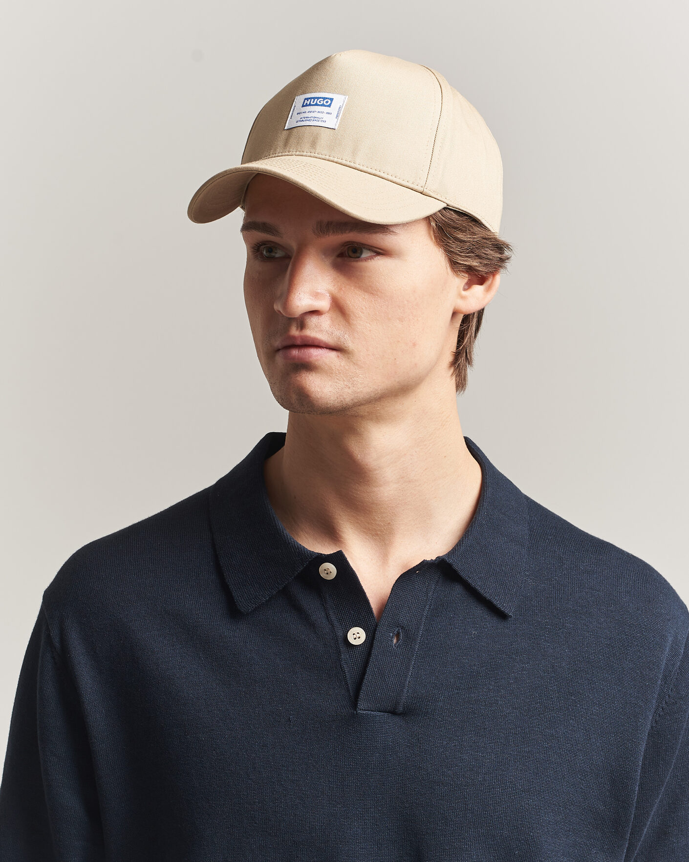 Uomini | Cappelli & Berretti | HUGO | Merk Logo Cap Medium Beige