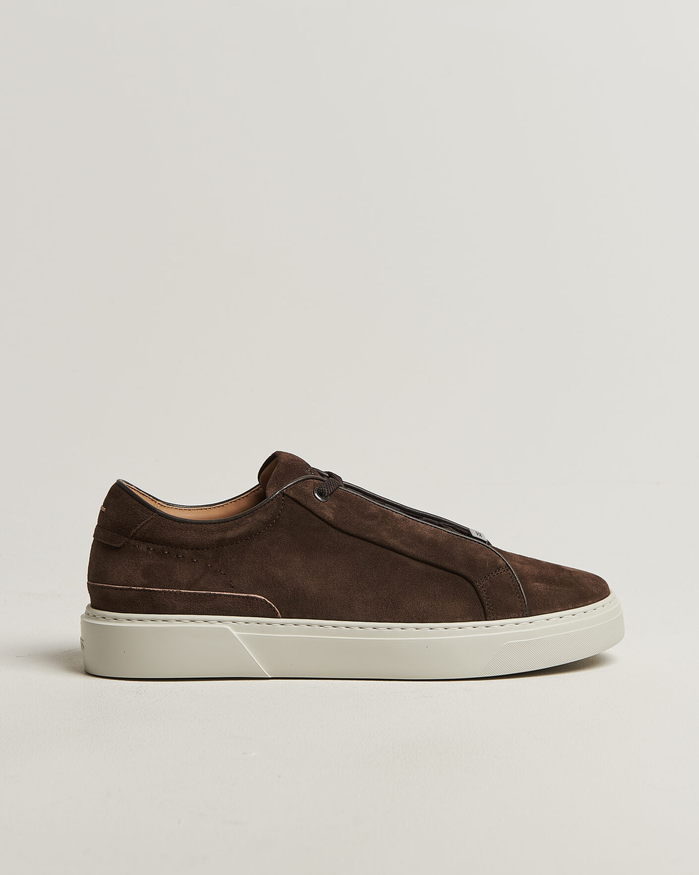 Uomini | Sneakers | BOSS CAMEL | Gary Suede Sneaker Dark Brown