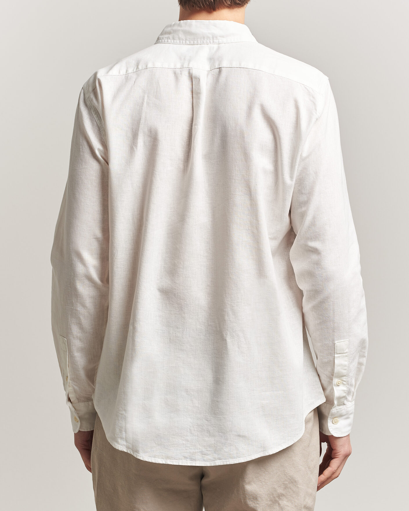 Uomini | Camicie | Dockers | Slim Linen/Cotton Shirt Undyed