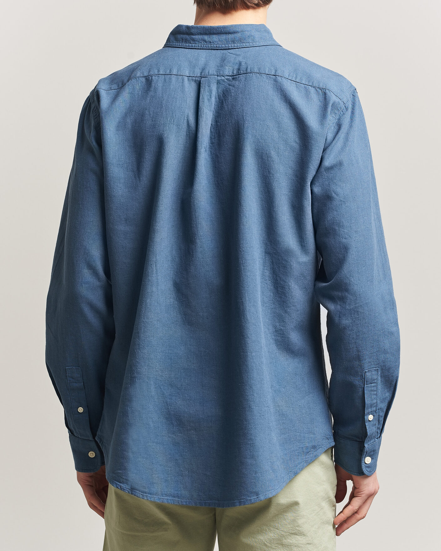 Uomini | Camicie | Dockers | Slim Linen/Cotton Shirt Bering Sea