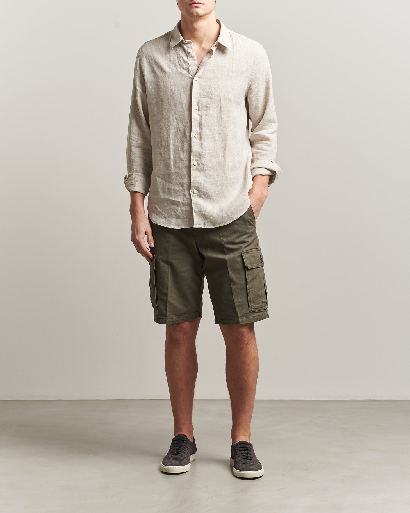 Uomini | Pantaloncini | Dockers | Straight Cargo Shorts Earth Moss