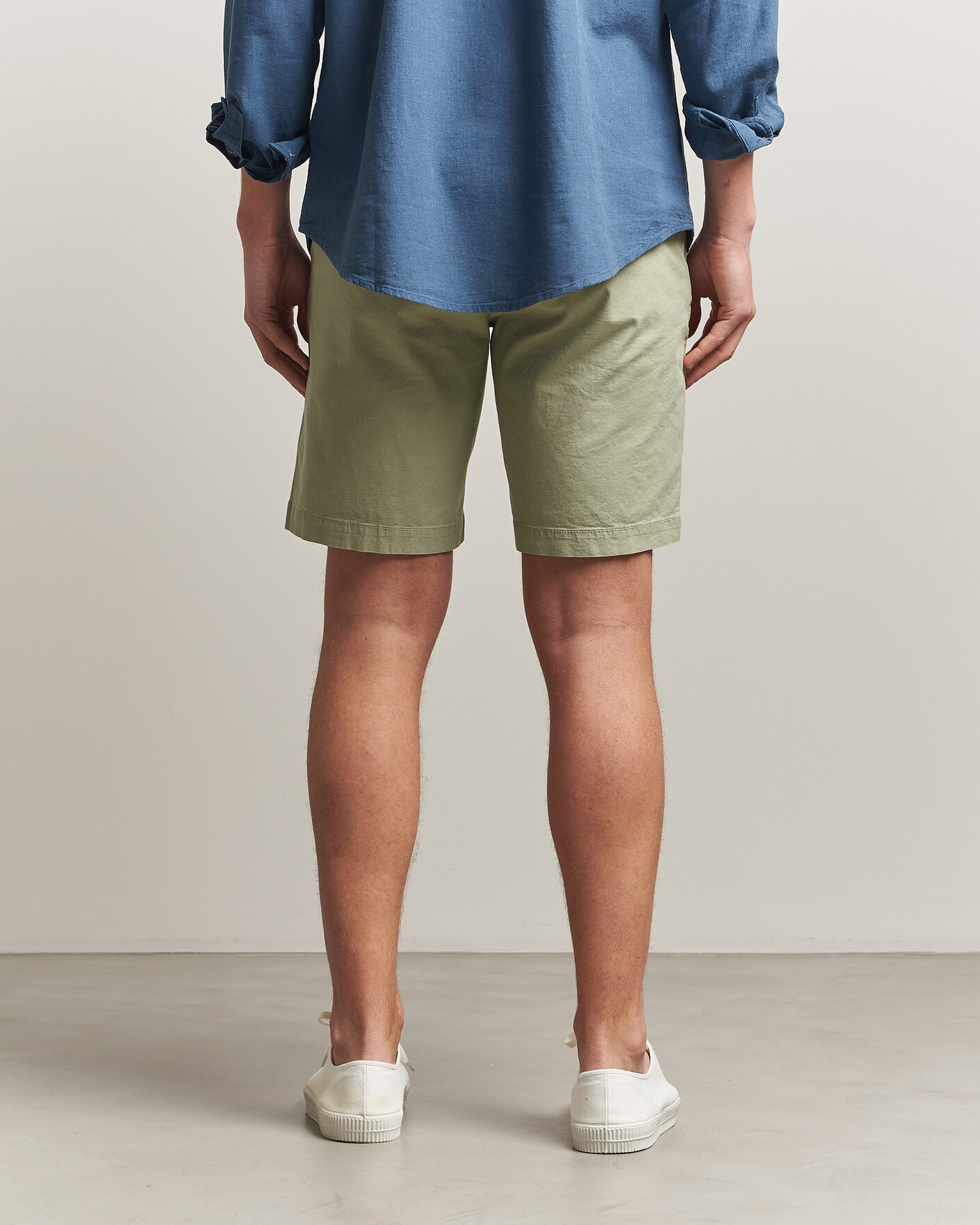 Uomini | Pantaloncini | Dockers | Slim Cotton/Linen Shorts Tea