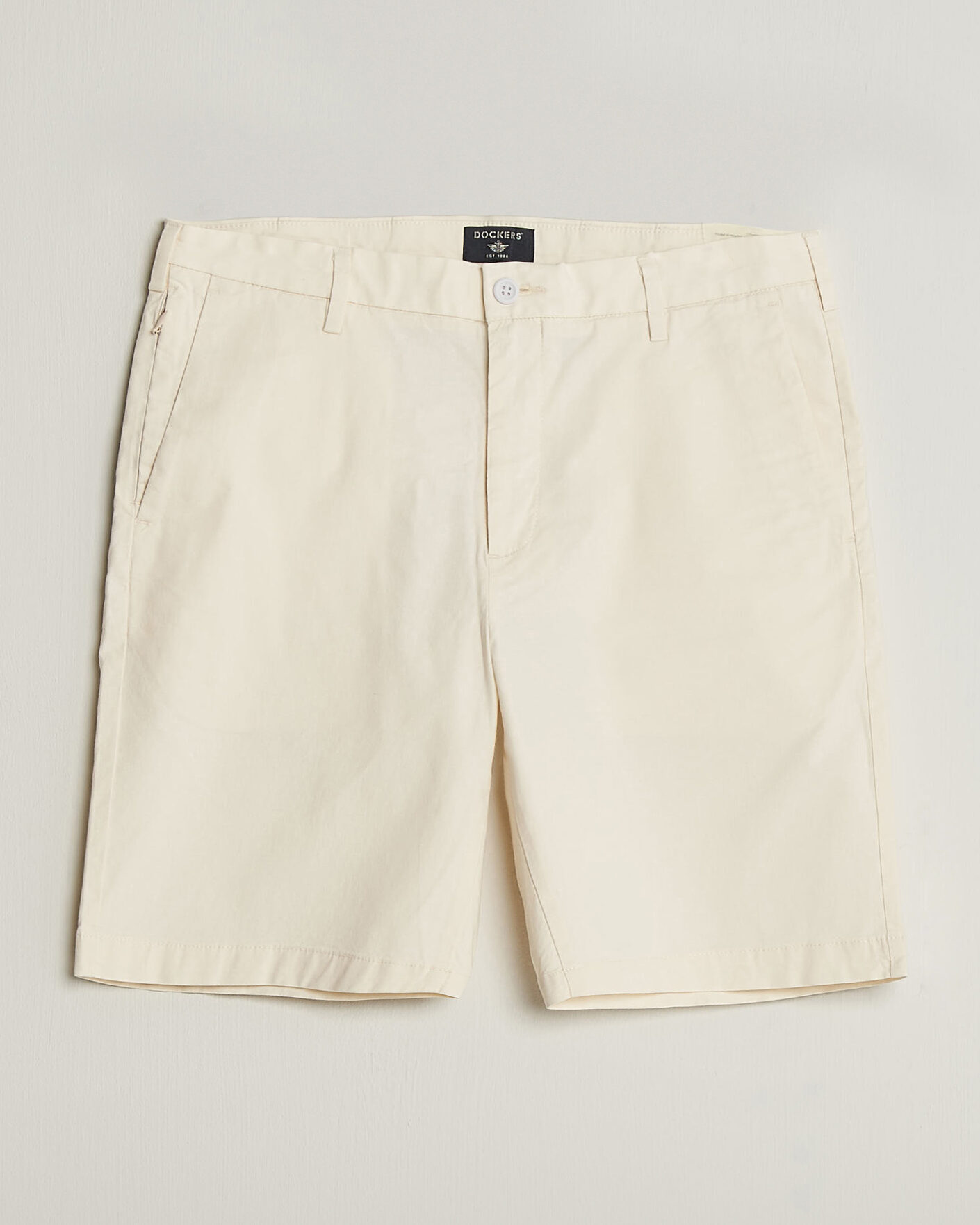 Uomini | Pantaloncini | Dockers | Slim Cotton/Linen Shorts Buttercream