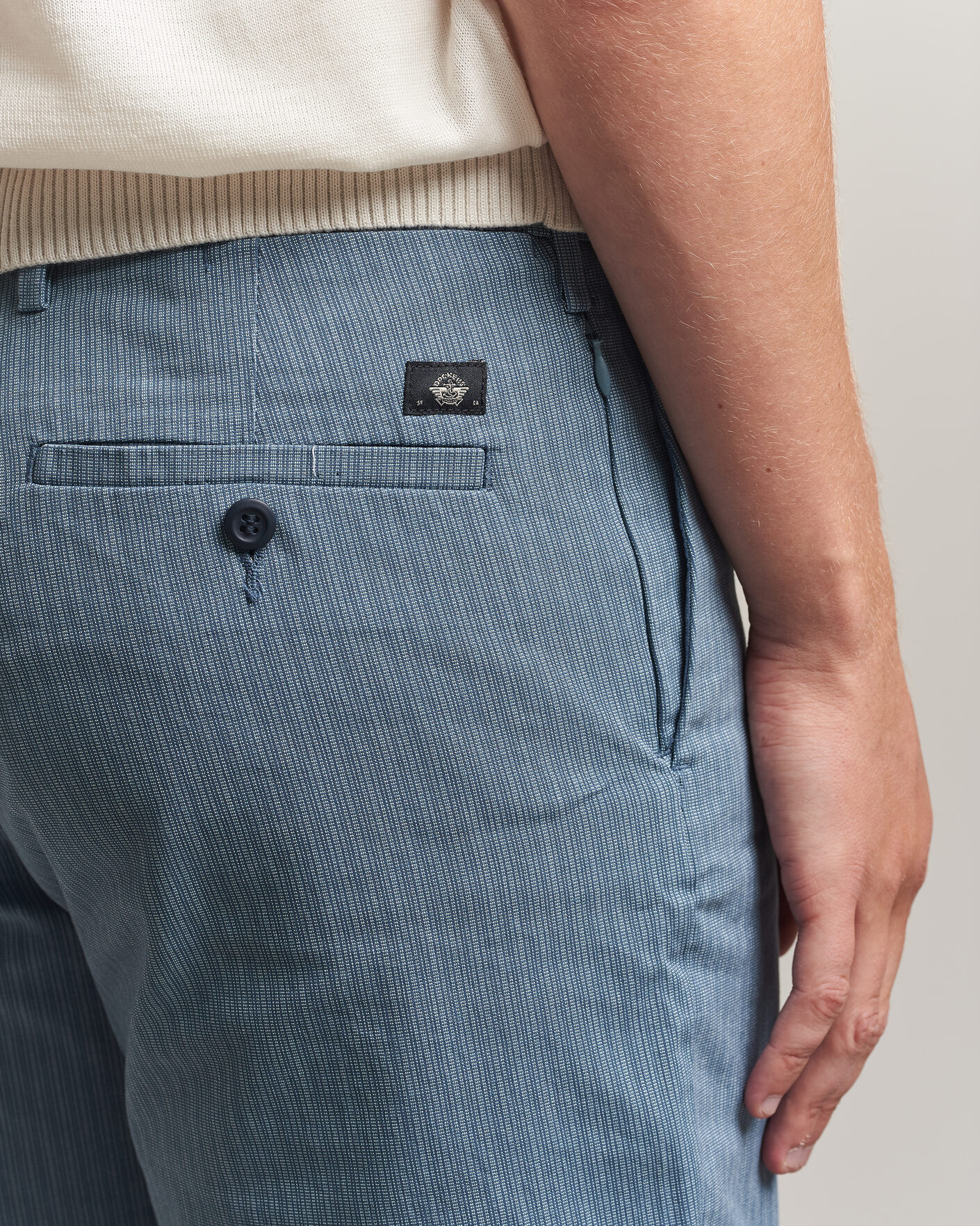 Uomini | Pantaloncini | Dockers | Slim Cotton/Linen Shorts Bering Sea