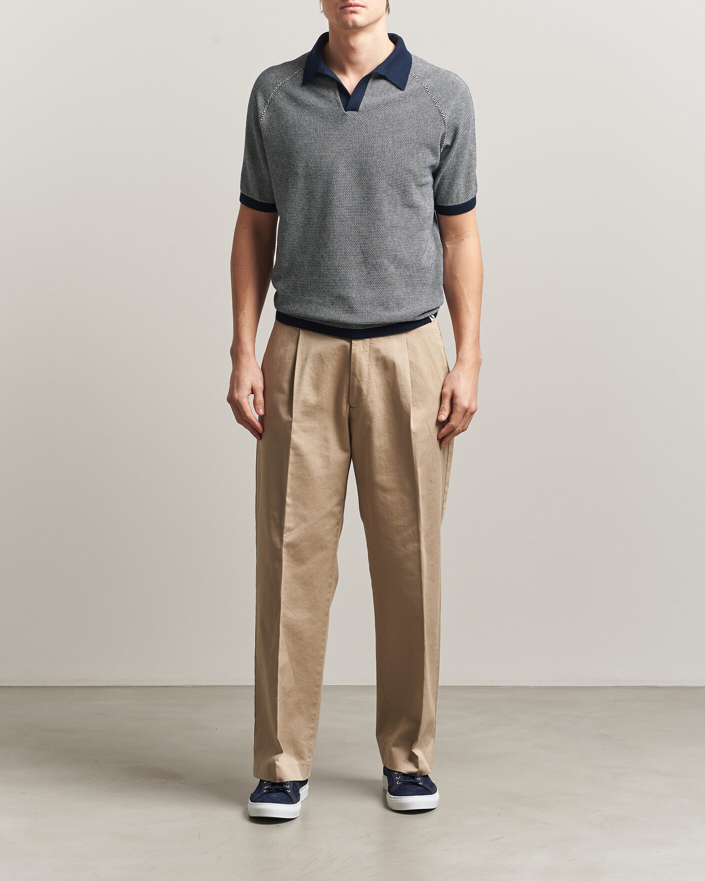 Uomini | Polo | Peregrine | Lynton Cotton Polo Navy