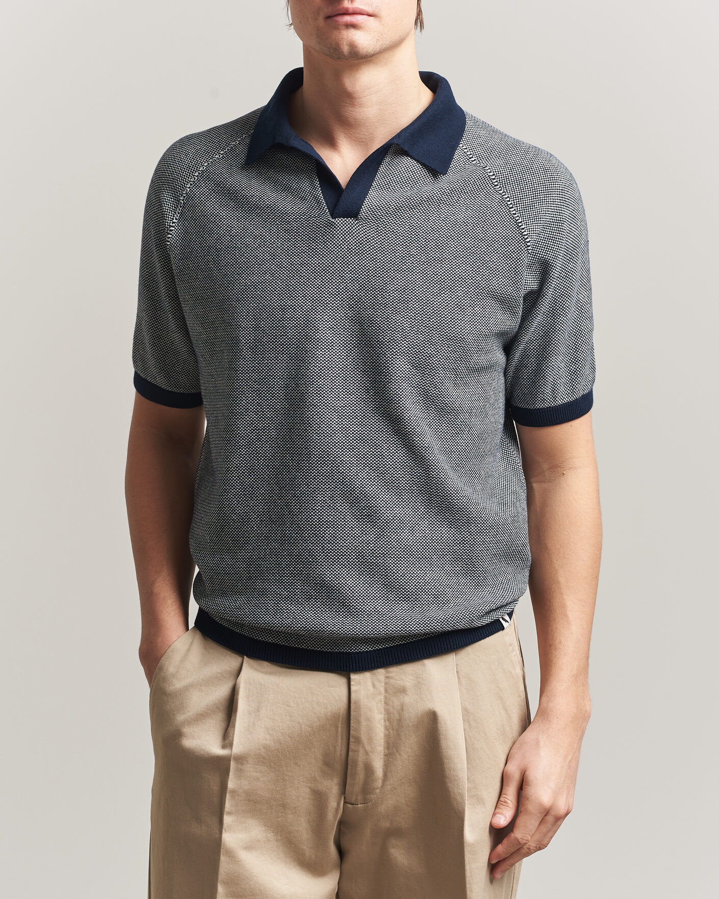 Uomini | Polo | Peregrine | Lynton Cotton Polo Navy