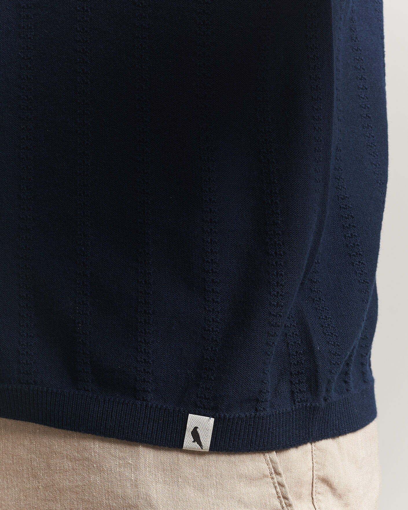 Uomini | Polo | Peregrine | Alma Cotton Structure Polo Navy