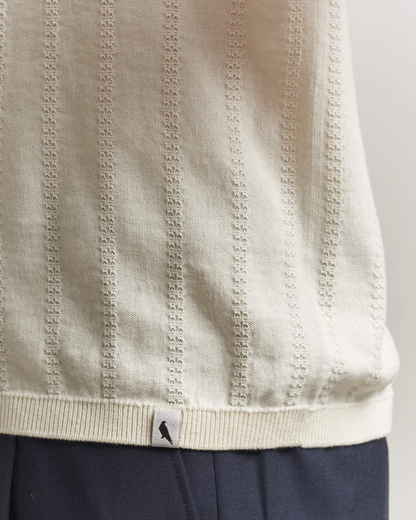 Uomini | Polo | Peregrine | Alma Cotton Structure Polo White