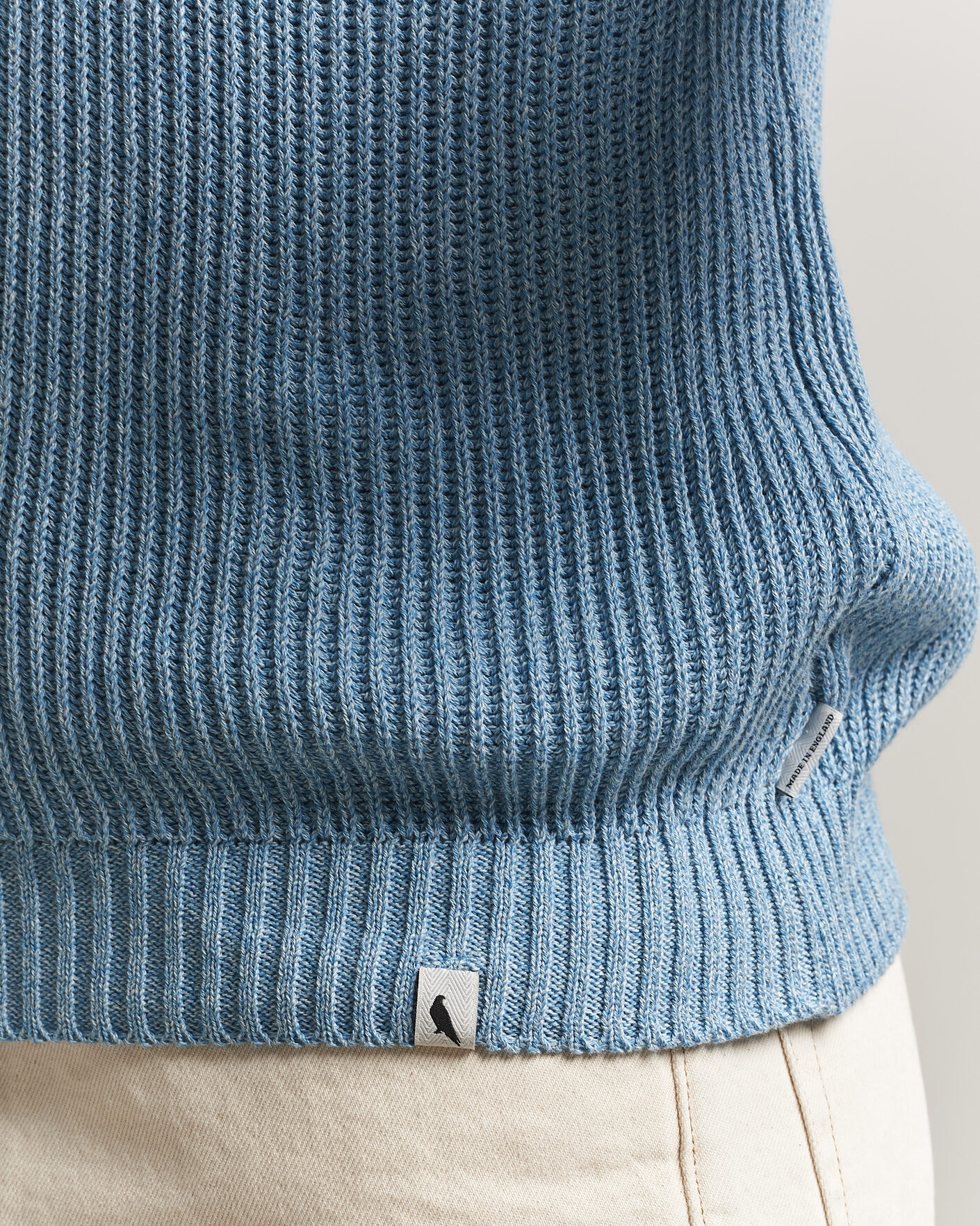 Uomini | Maglieria | Peregrine | Harry Organic Cotton Sweater Ocean