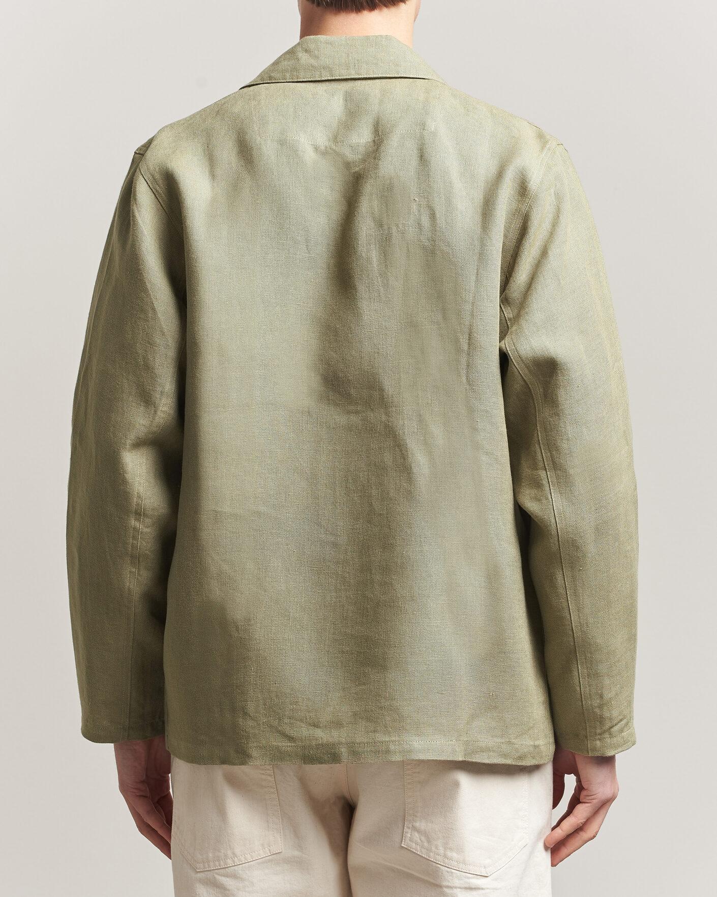 Uomini | Camicie | Peregrine | Windsor Linen Shacket Khaki
