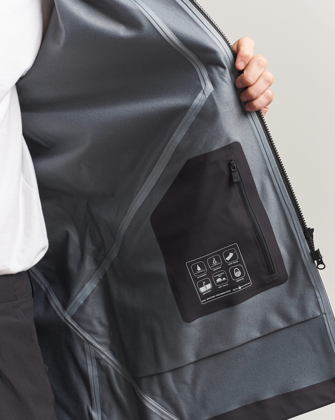 Uomini | Giacche | Sail Racing | Protector Waterproof Coat Carbon