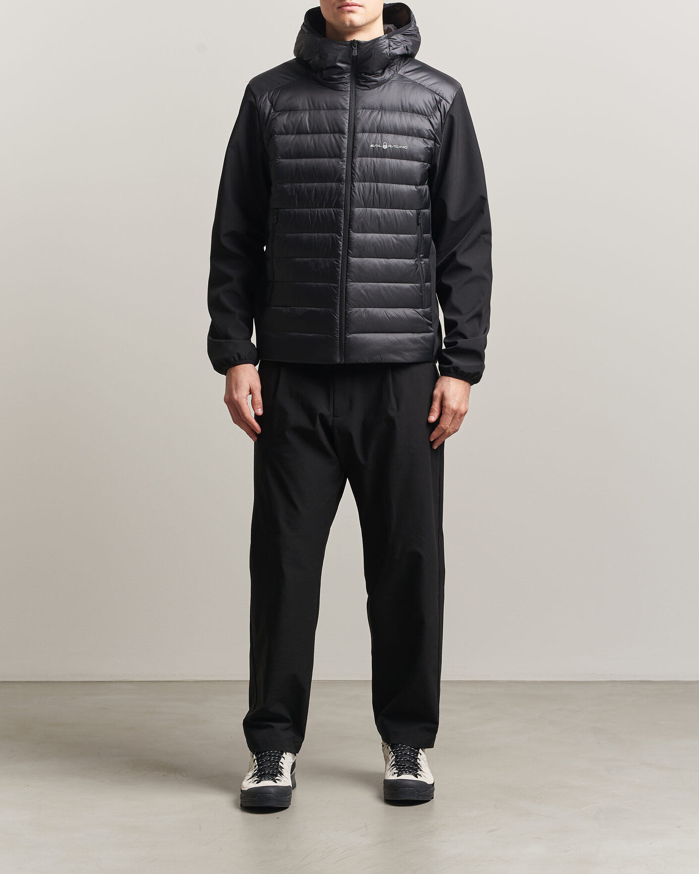 Uomini | Giacche | Sail Racing | Spray Hooded Hybrid Jacket Carbon