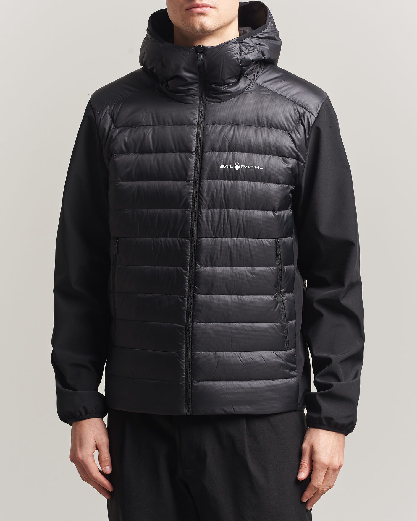 Uomini | Giacche | Sail Racing | Spray Hooded Hybrid Jacket Carbon