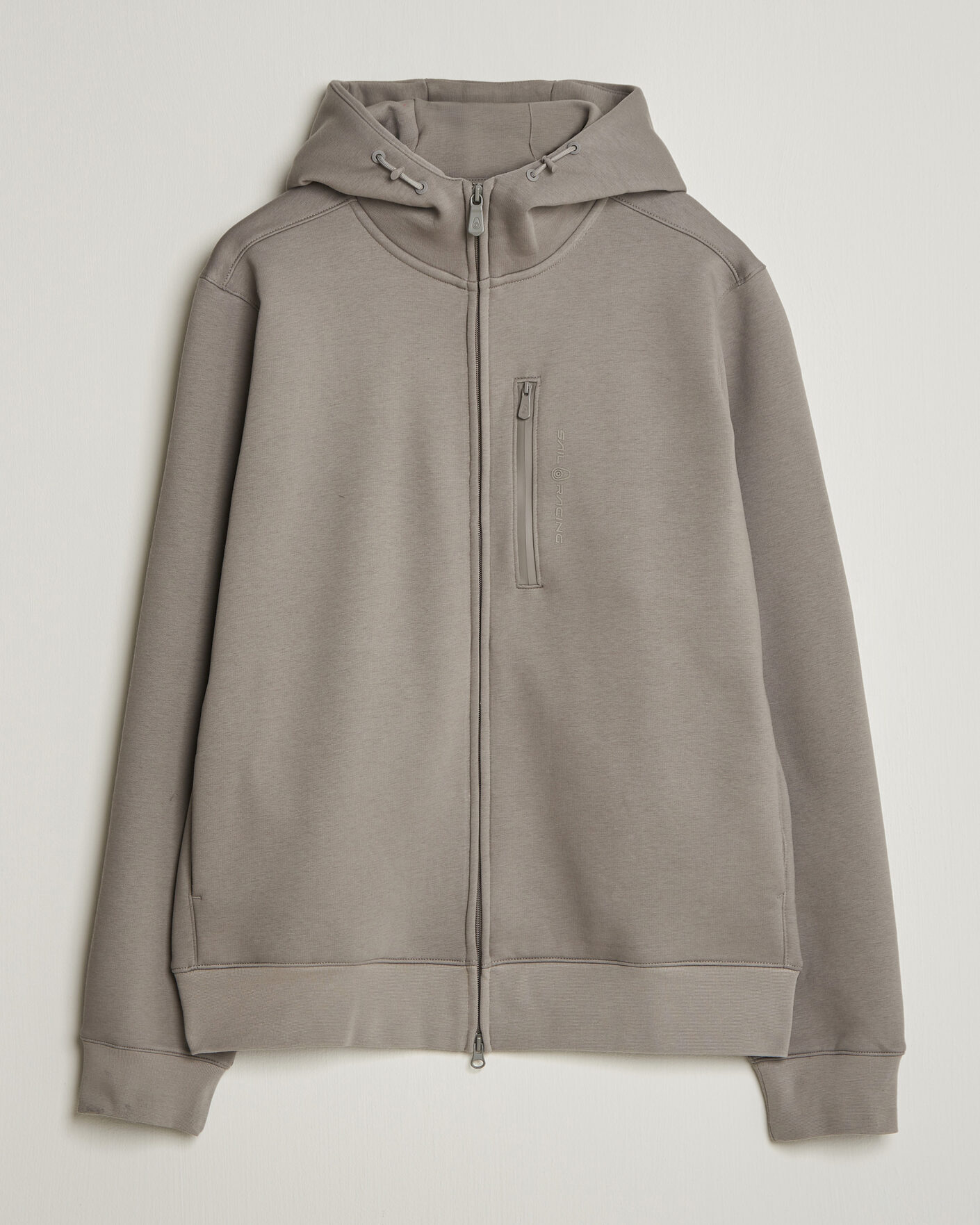 Uomini | Maglieria | Sail Racing | Bowman Monochrome Full Zip Hoodie Oyster