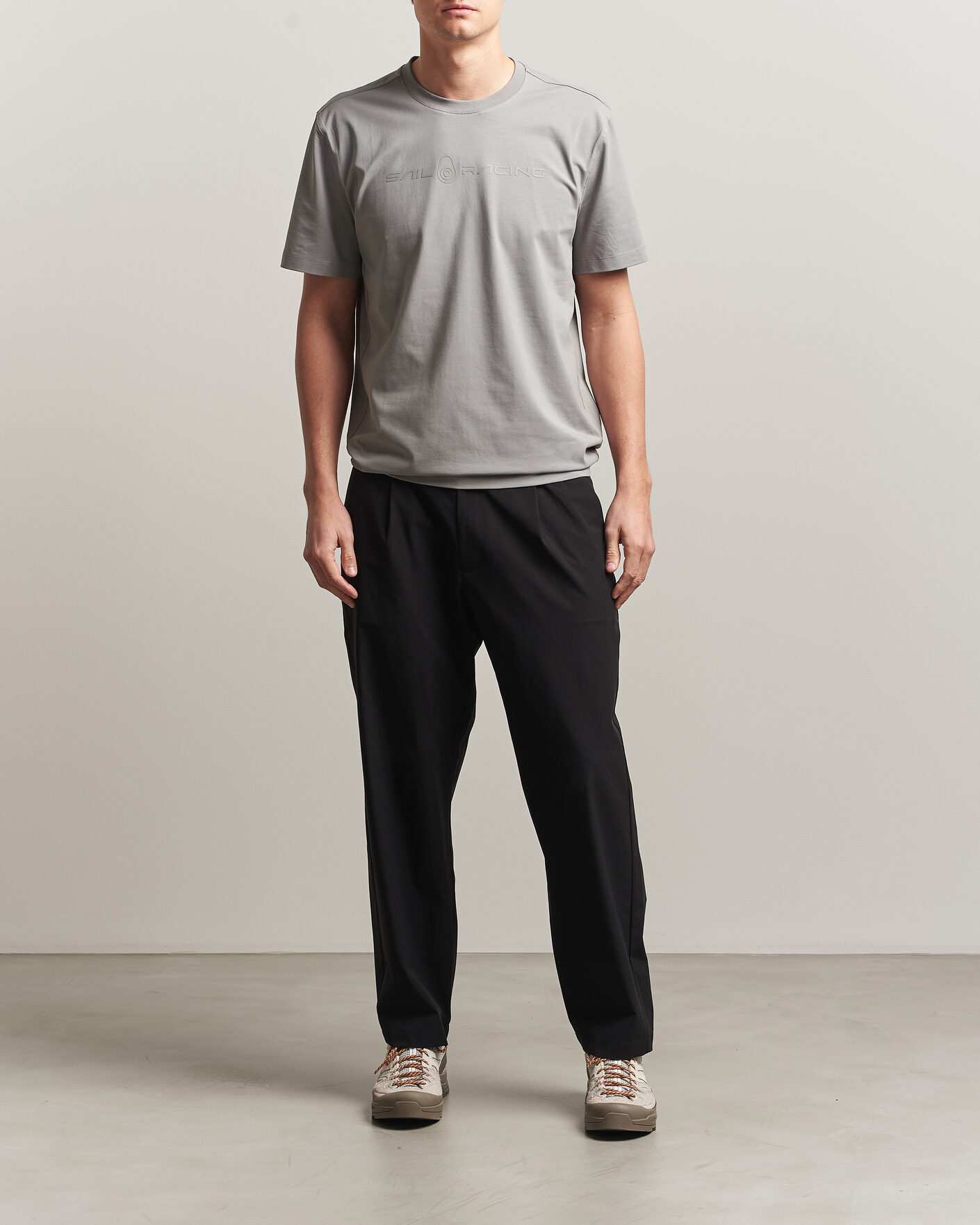 Uomini | T-shirt | Sail Racing | Bowman Monochrome T-Shirt Oyster