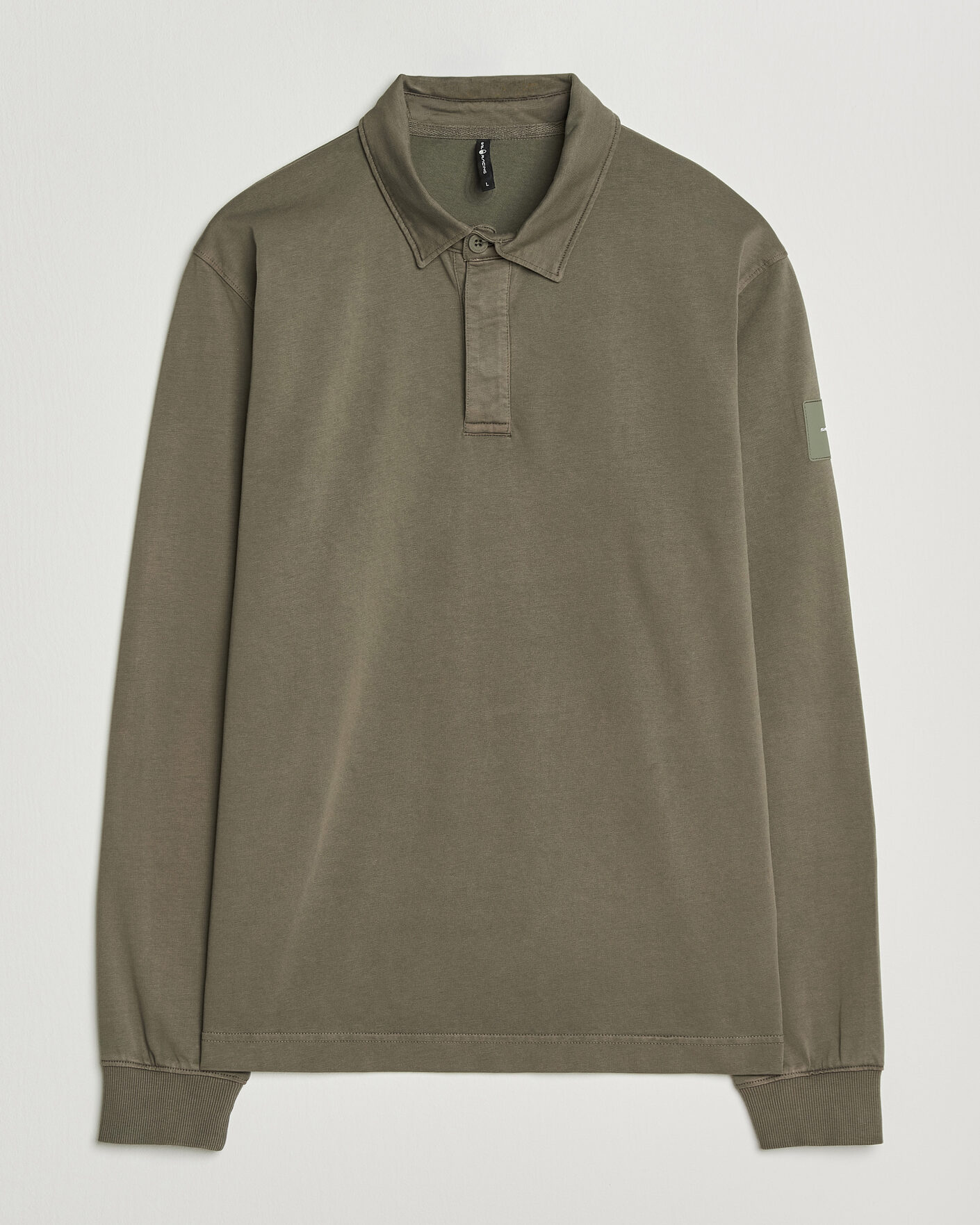 Uomini | Maglieria | Sail Racing | Wind Pigment Dyed Rugger Mud Green