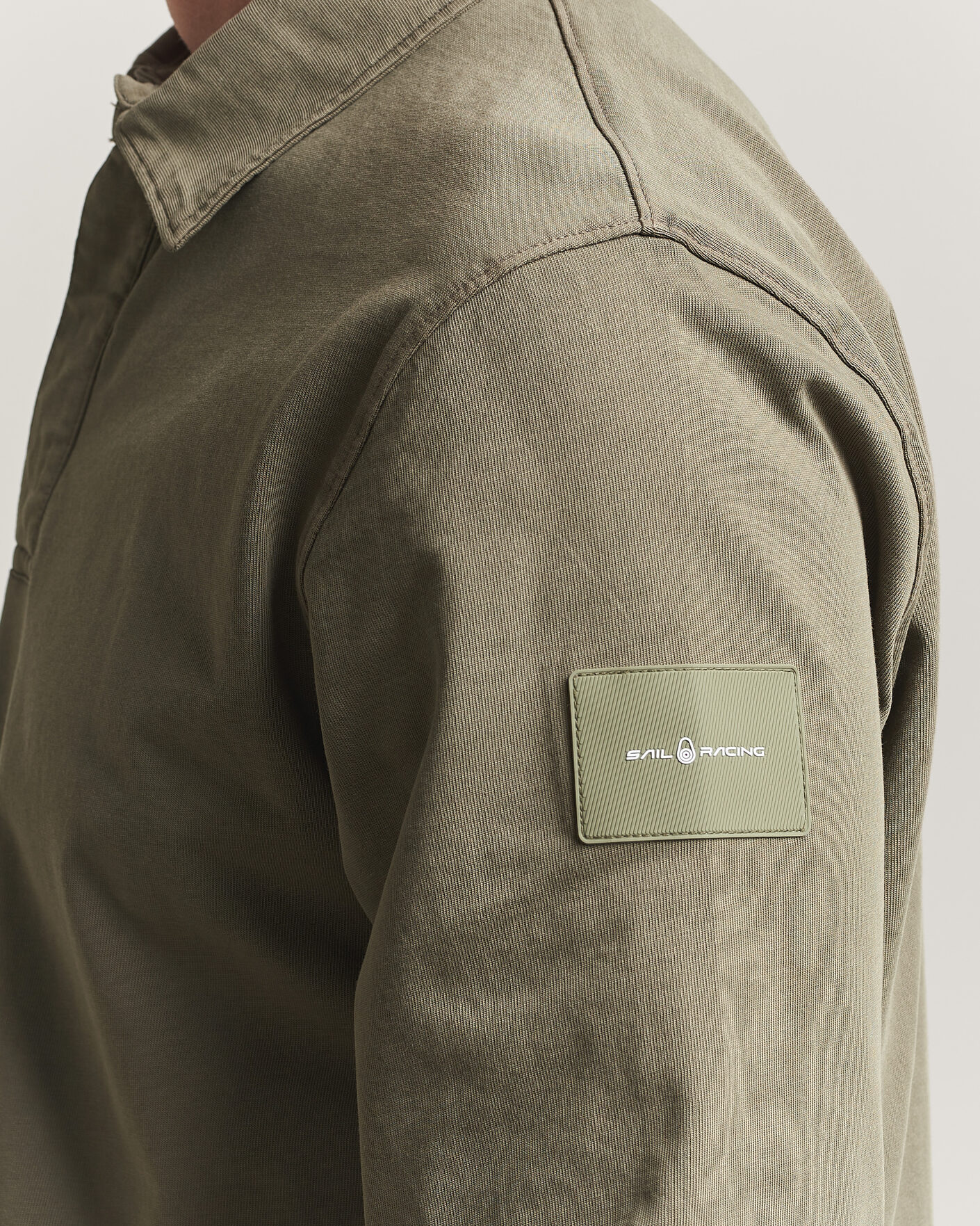 Uomini | Maglieria | Sail Racing | Wind Pigment Dyed Rugger Mud Green