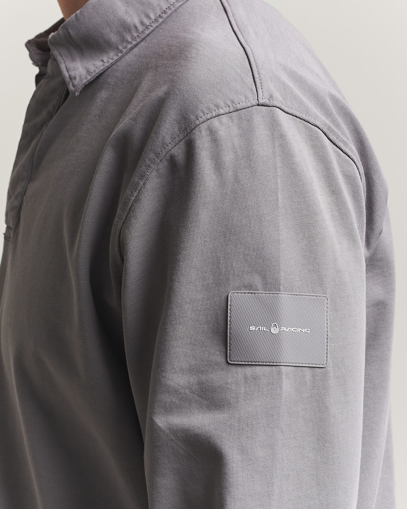 Uomini | Maglieria | Sail Racing | Wind Pigment Dyed Rugger Frost Grey