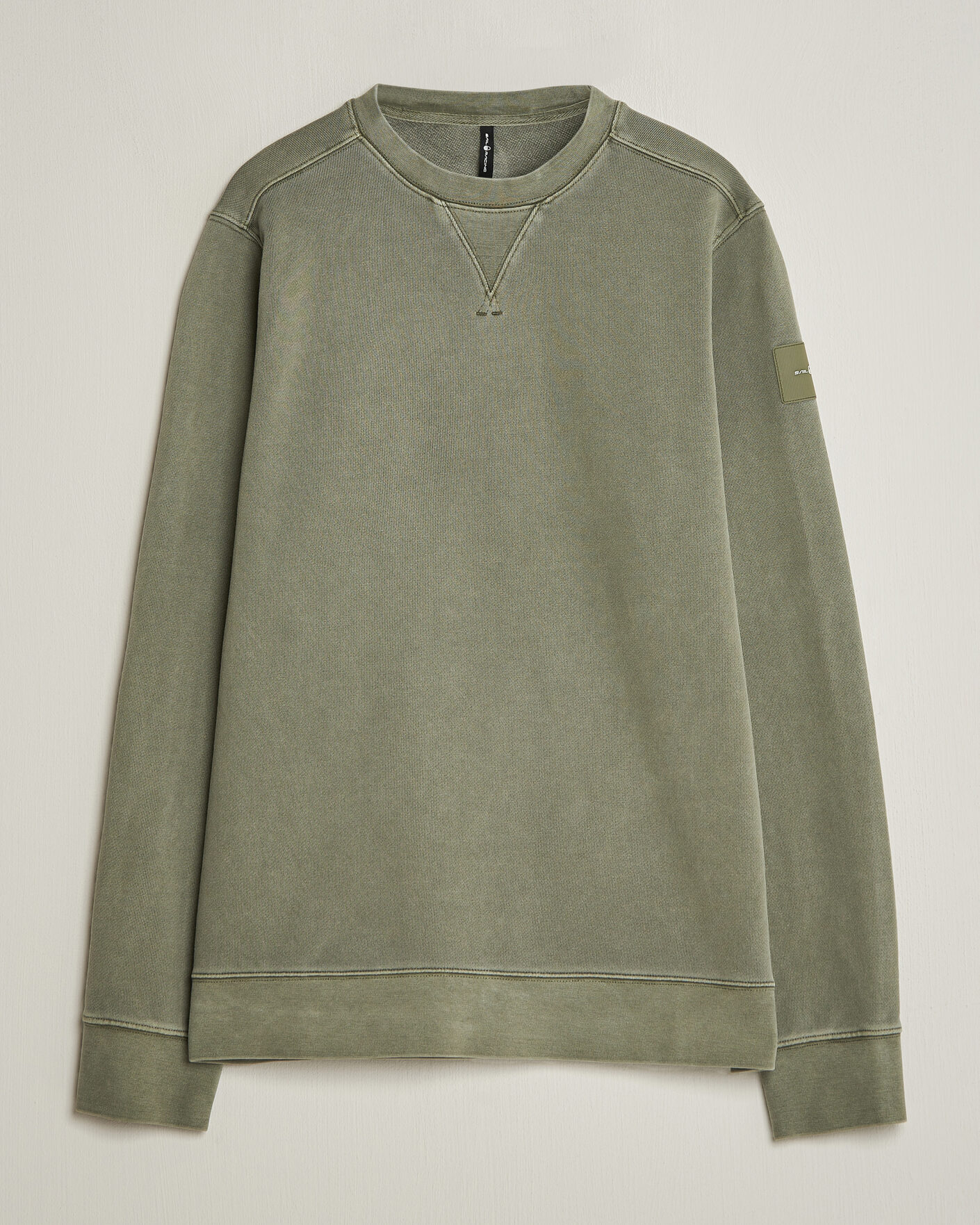 Uomini | Maglieria | Sail Racing | Wind Pigment Dyed Sweatshirt Mud Green