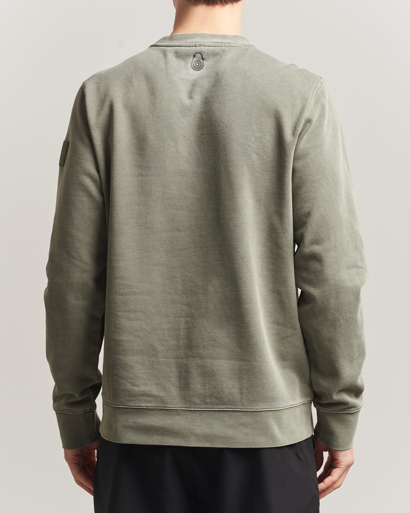 Uomini | Maglieria | Sail Racing | Wind Pigment Dyed Sweatshirt Mud Green
