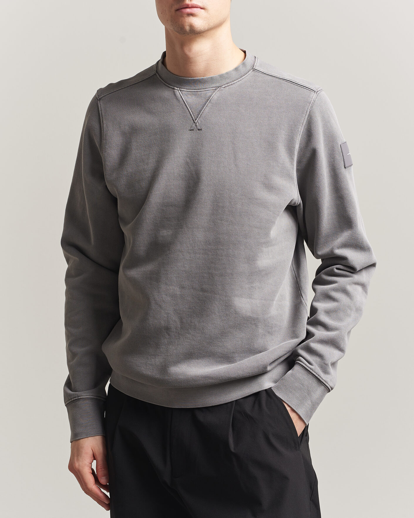 Uomini | Maglieria | Sail Racing | Wind Pigment Dyed Sweatshirt Frost Grey