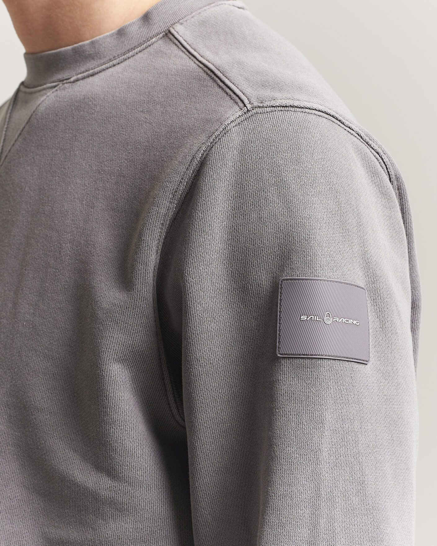 Uomini | Maglieria | Sail Racing | Wind Pigment Dyed Sweatshirt Frost Grey