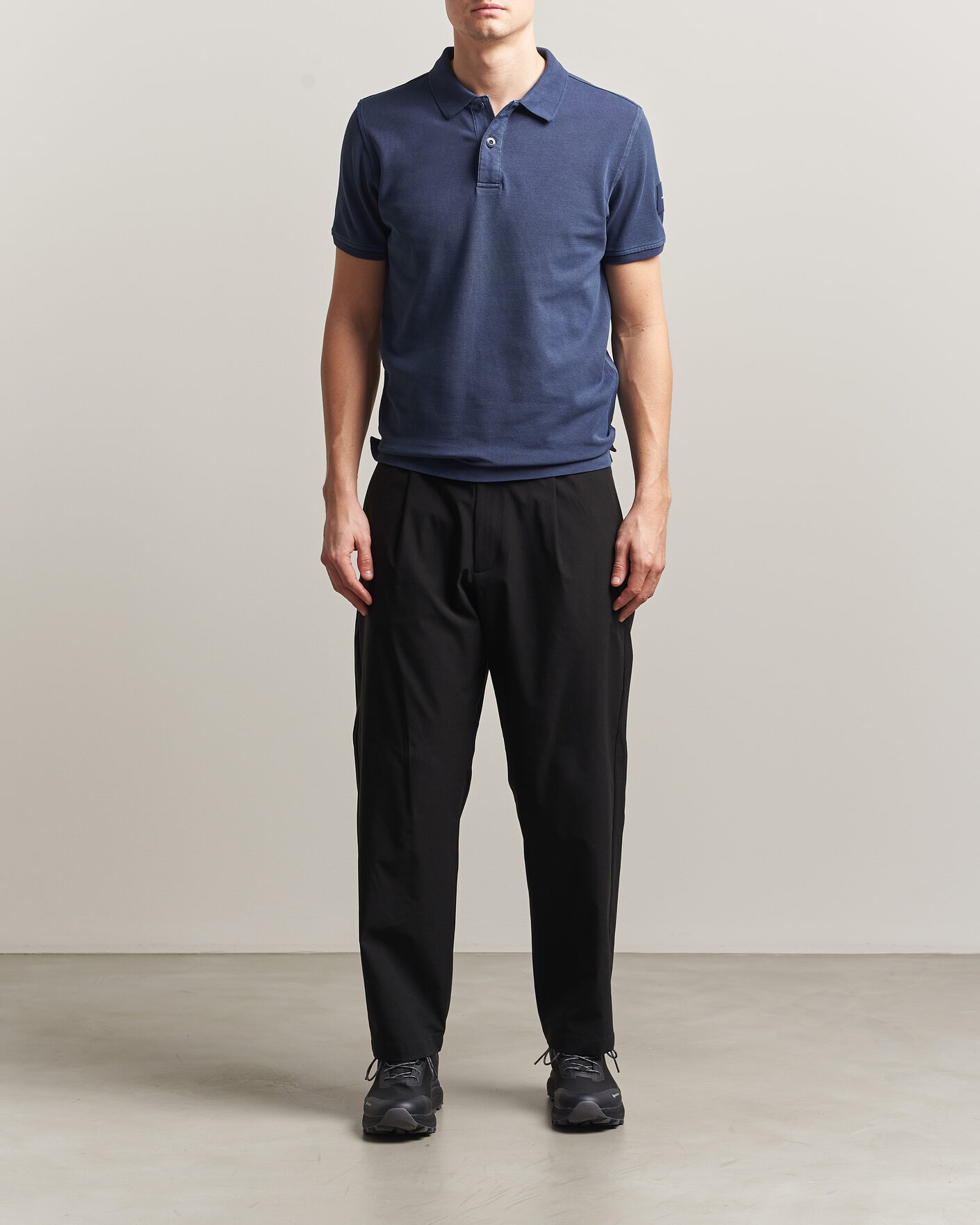 Uomini | Polo | Sail Racing | Wind Pigment Dyed Polo Dark Navy