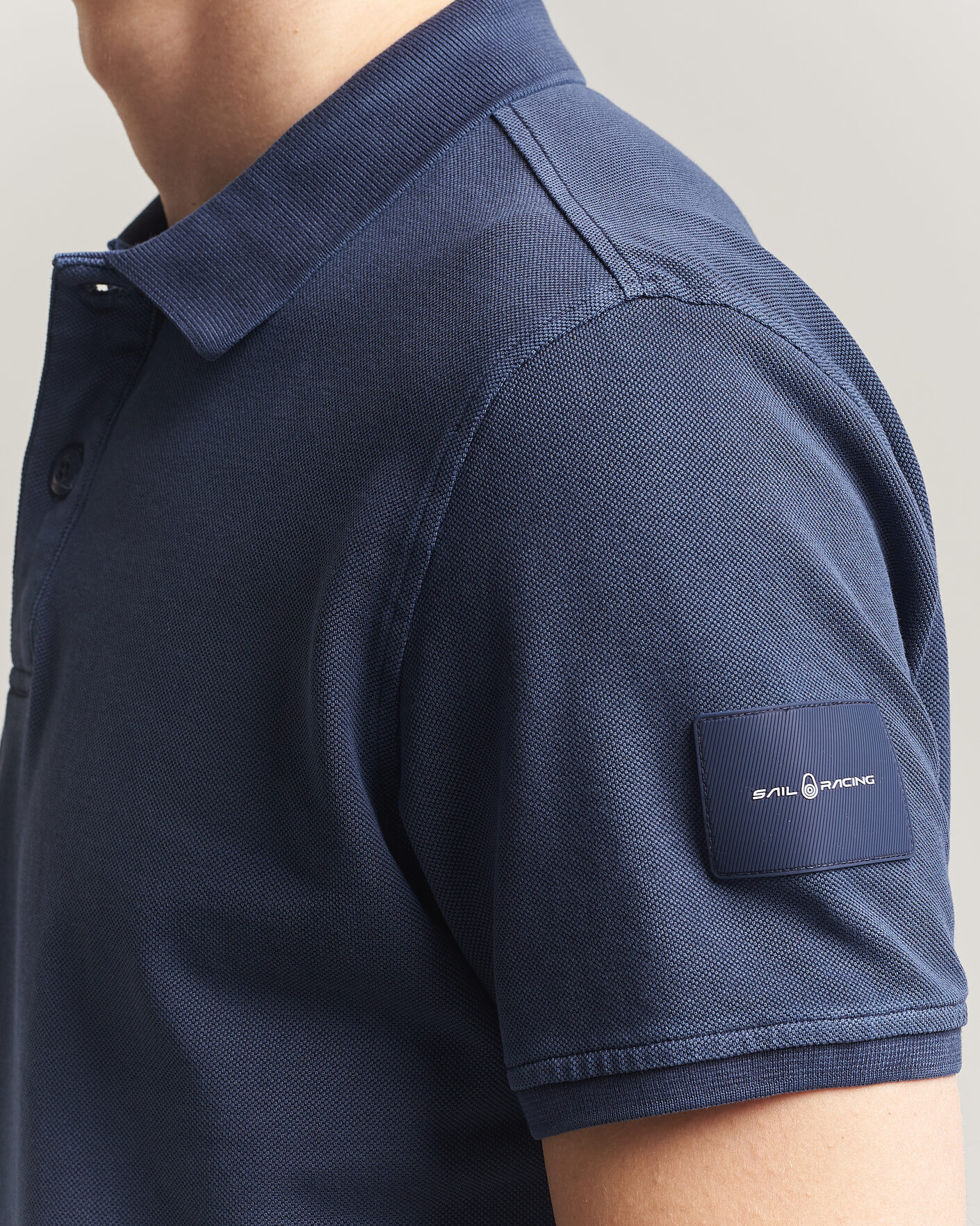 Uomini | Polo | Sail Racing | Wind Pigment Dyed Polo Dark Navy