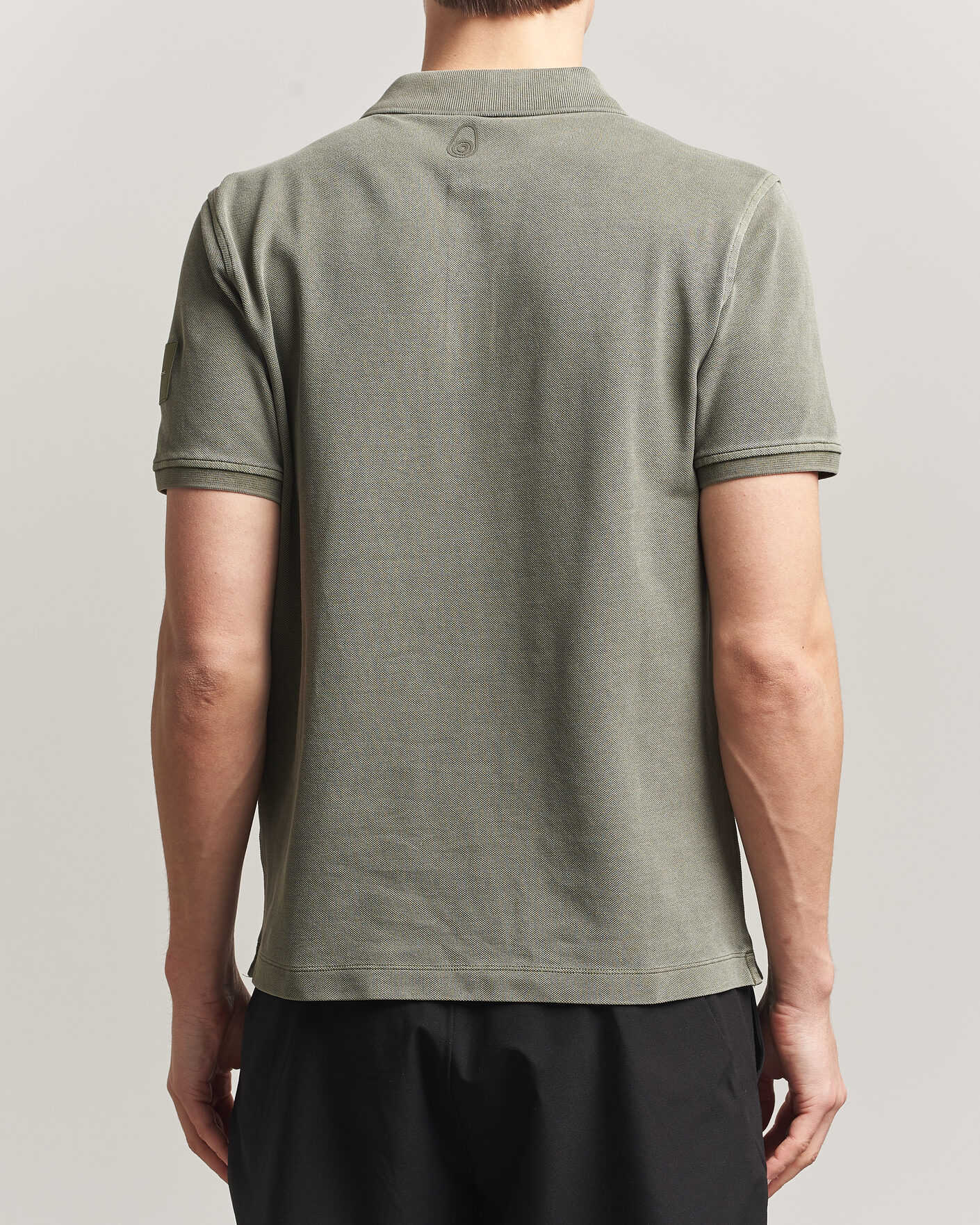 Uomini | Polo | Sail Racing | Wind Pigment Dyed Polo Mud Green