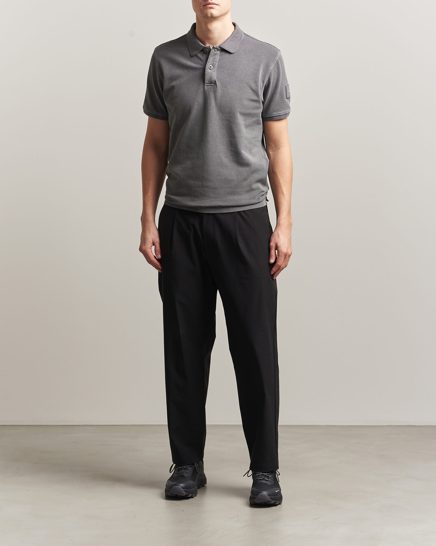 Uomini | Polo | Sail Racing | Wind Pigment Dyed Polo Frost Grey