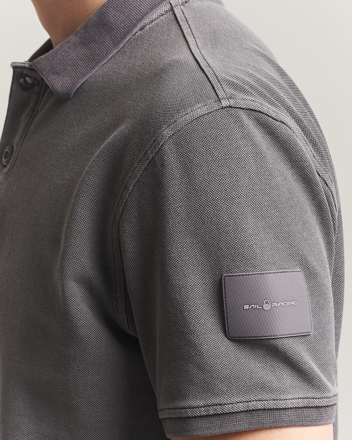 Uomini | Polo | Sail Racing | Wind Pigment Dyed Polo Frost Grey